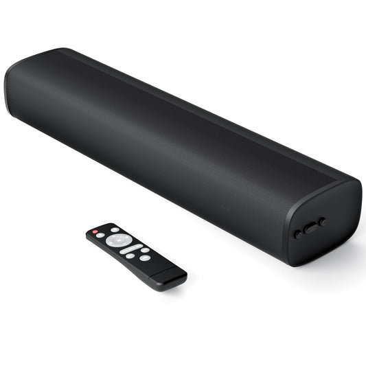 Barra de Sonido MZEIBO Negra 17 Pulgadas 50 W Bluetooth 5.3 para Smart TV