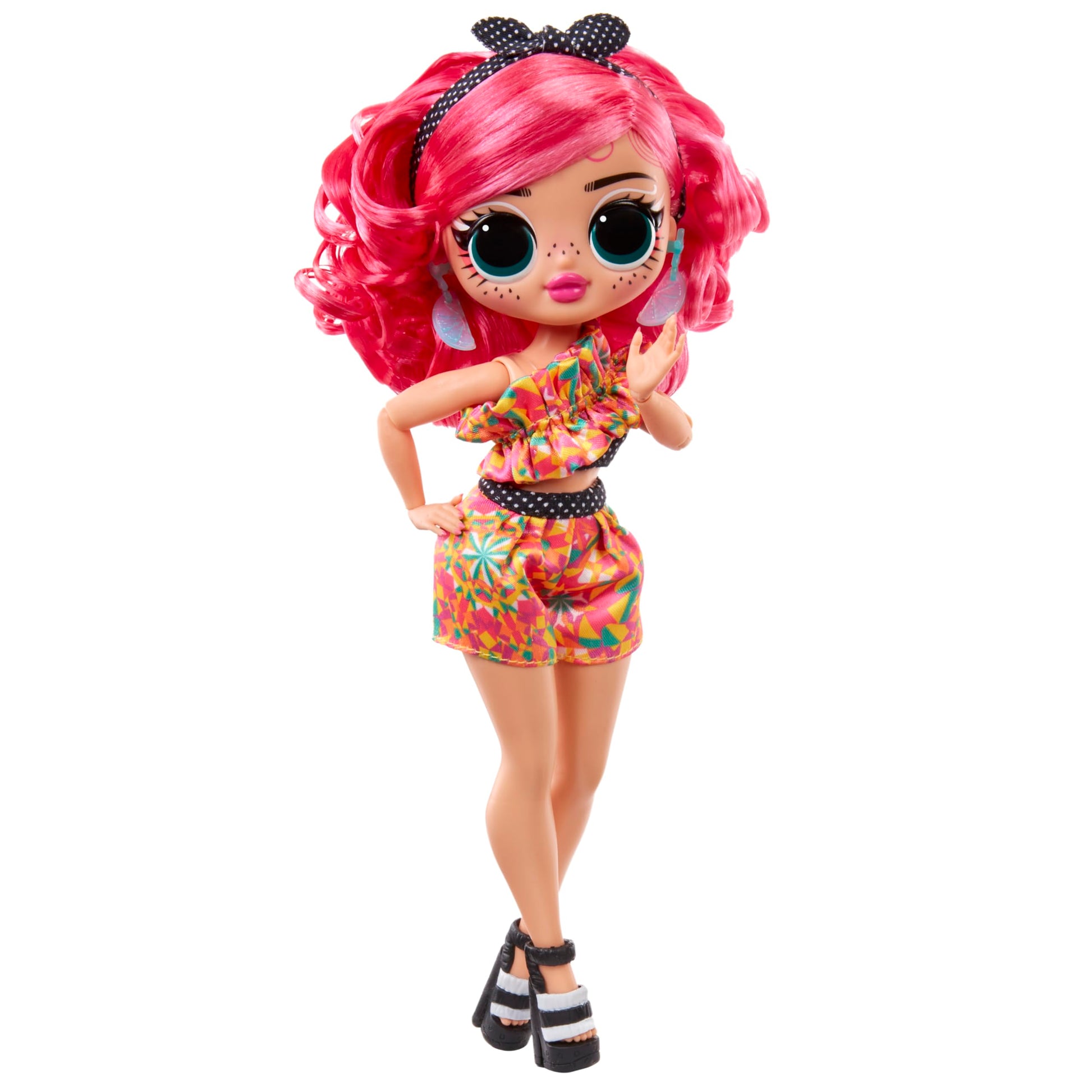 L.O.L. Surprise! OMG Sweet Nails - Pinky Pops Shop - con 15 sorpresas Que Incluyen Esmalte de uñas Real, uñas postizas, Pegatinas, Purpurina, 1 muñeca de Moda y Mucho más - Edad: 4+ años