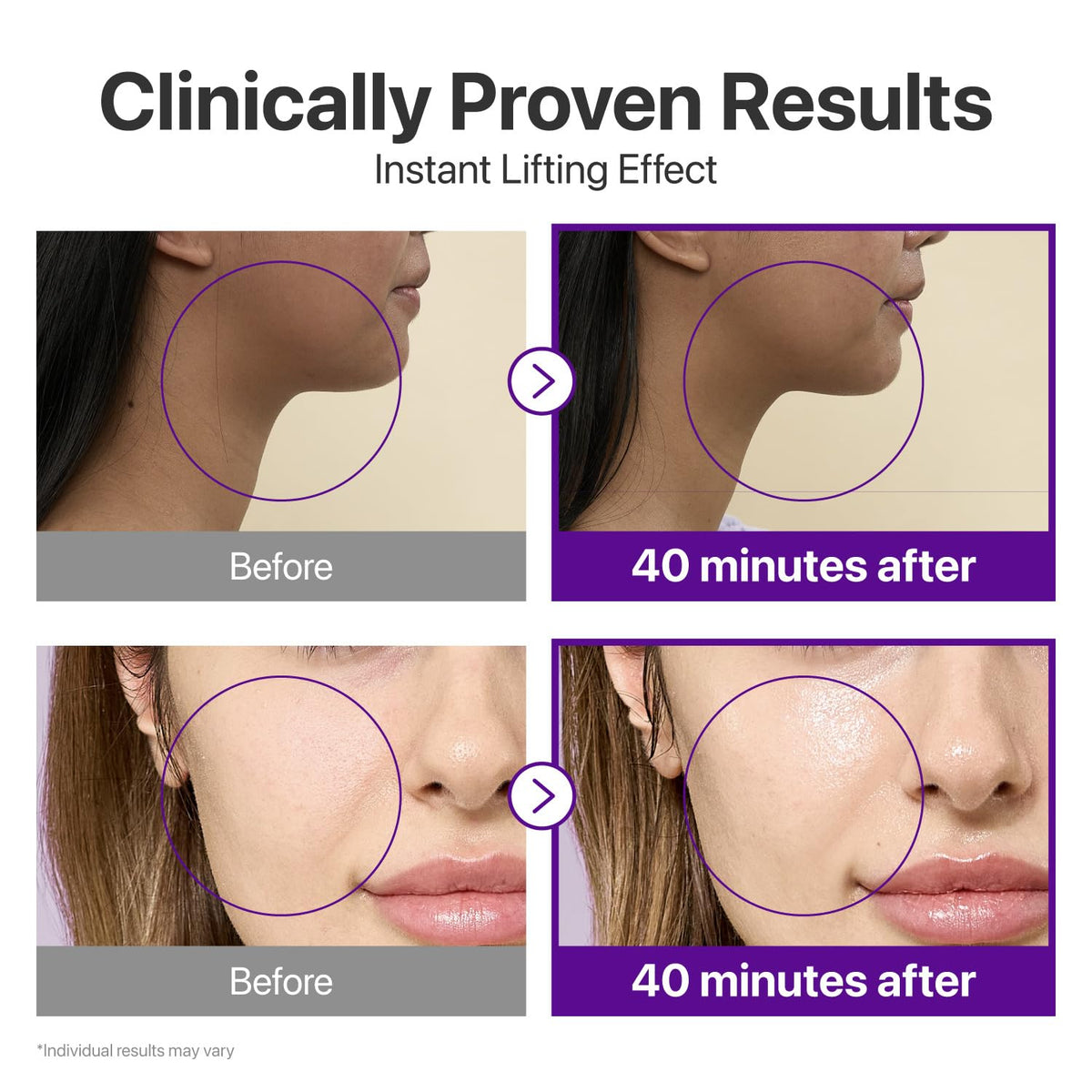 No9 NAD Bio Lifting Full Cover Facial Mask 4 piezas