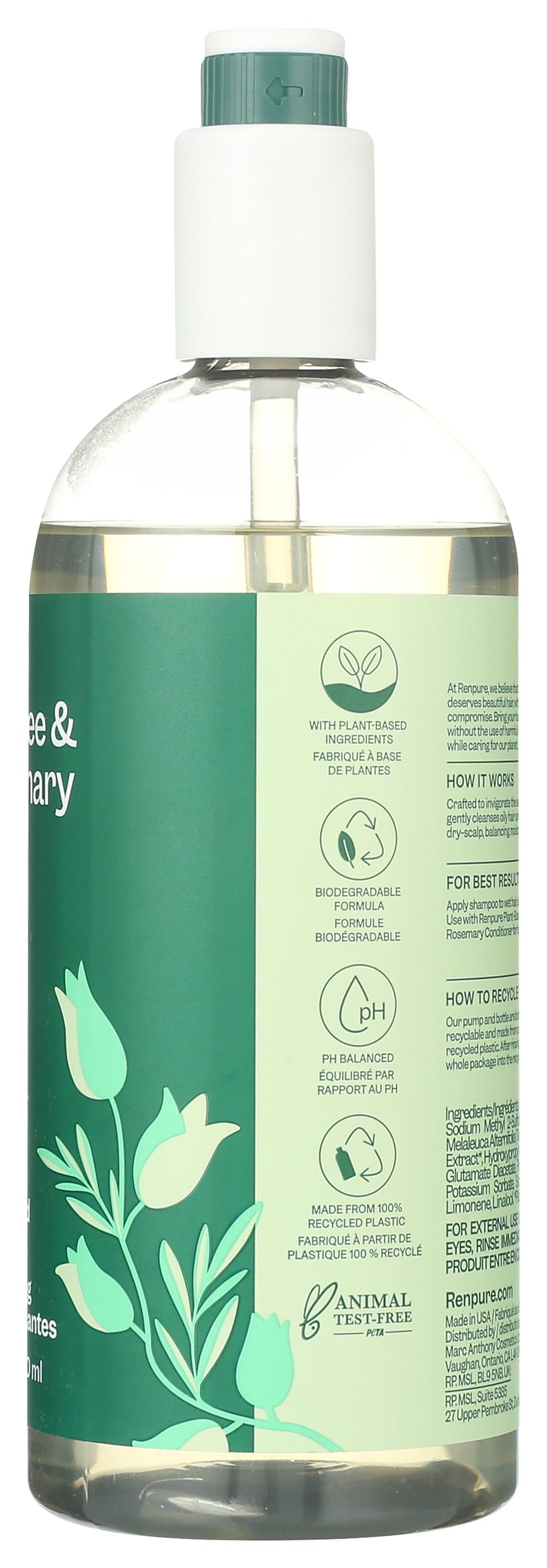 Renpure Tea Tree Lemon Sage Shampoo - 710ml
