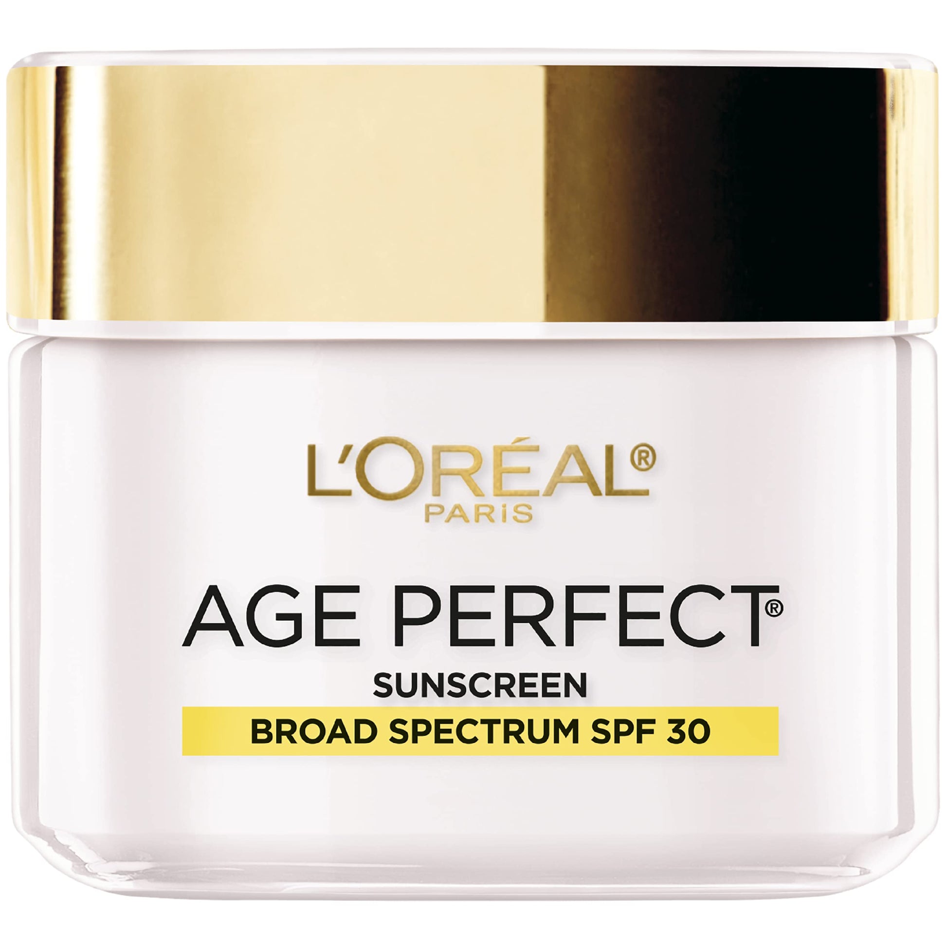 L'Oreal Paris Age Perfect Collagen Expert Anti-Aging Day Face Moisturizer AM, Collagen Peptides, Niacinamide, Age Perfect For Mature Skin, Suitable for sensitive skin, Dermatologist Tested, 2.5 oz