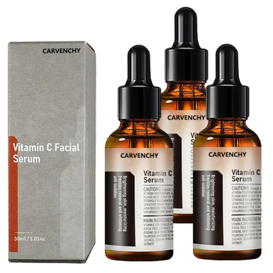 CARVENCHY Vitamin C Facial Serum Essence,Hydration, Skin Moisturized, Anti-Aging (3pcs)