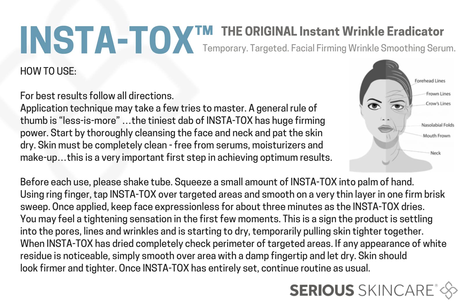 Serious Skincare Insta-Tox .75 oz