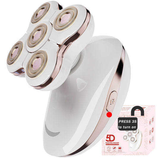 Maquinilla de Afeitar Eléctrica VIMC Recargable Desmontable para Mujer