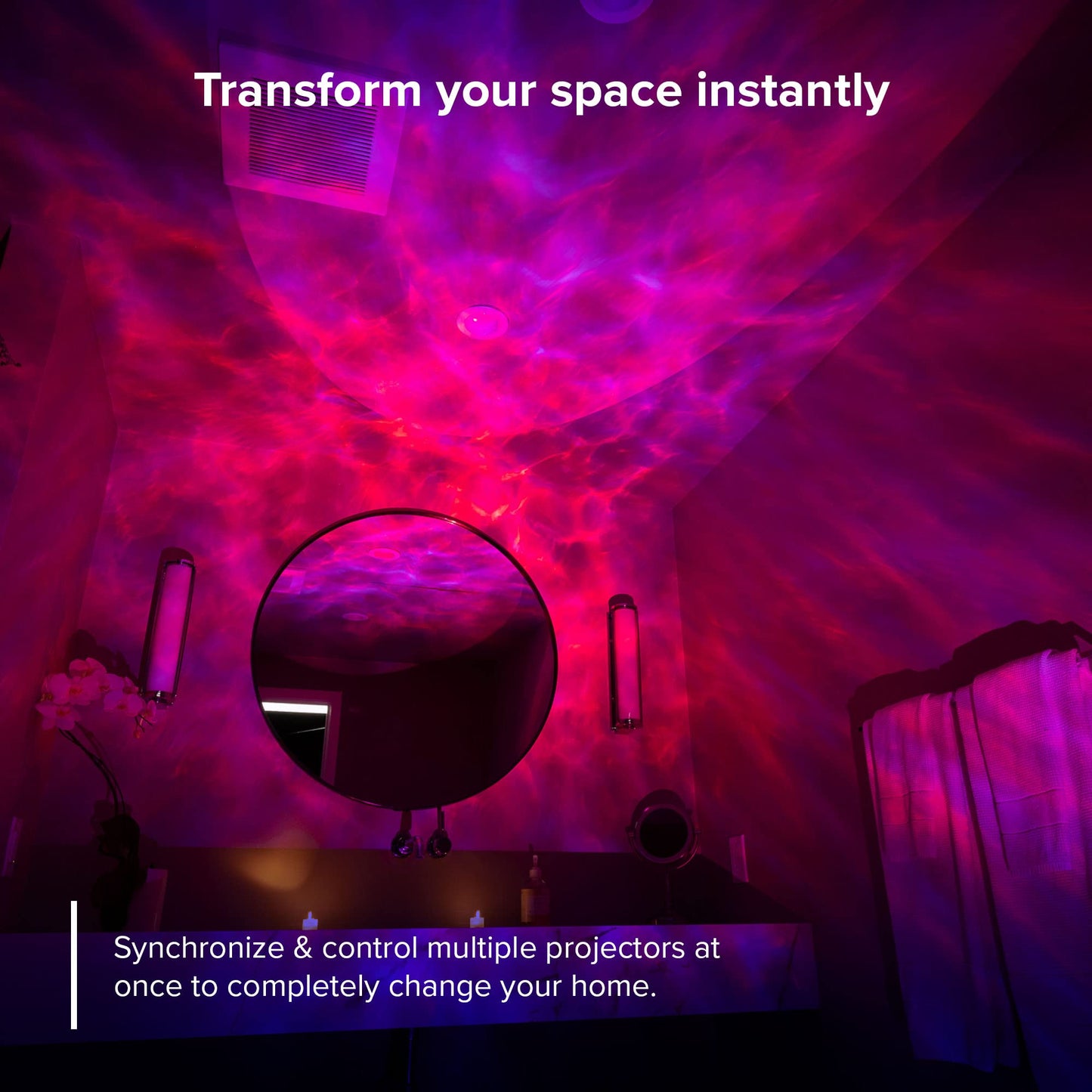 BlissLights Sky Lite Evolve - Proyector de estrellas, proyector de galaxias y nebulosa, con iluminación LED, WiFi App, excelente regalo para meditación, relajación, sala de juegos, cine en casa y luz nocturna en la habitación (estrellas verdes).