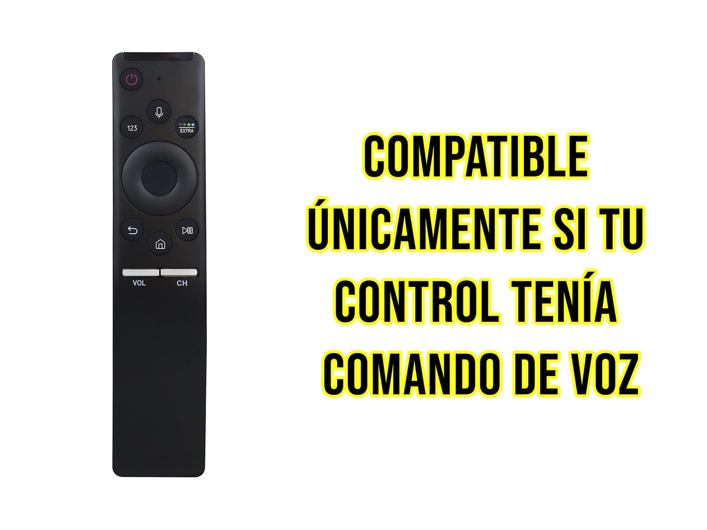 CONTROL EXPERT Control Compatible con Samsung 4K UHD Smart TV con Comando DE Voz
