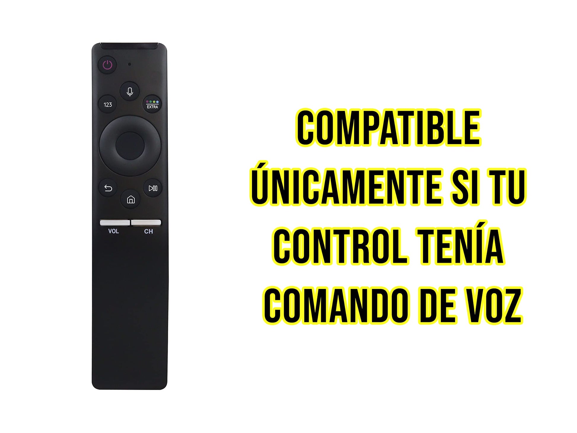 CONTROL EXPERT Control Compatible con Samsung 4K UHD Smart TV con Comando DE Voz