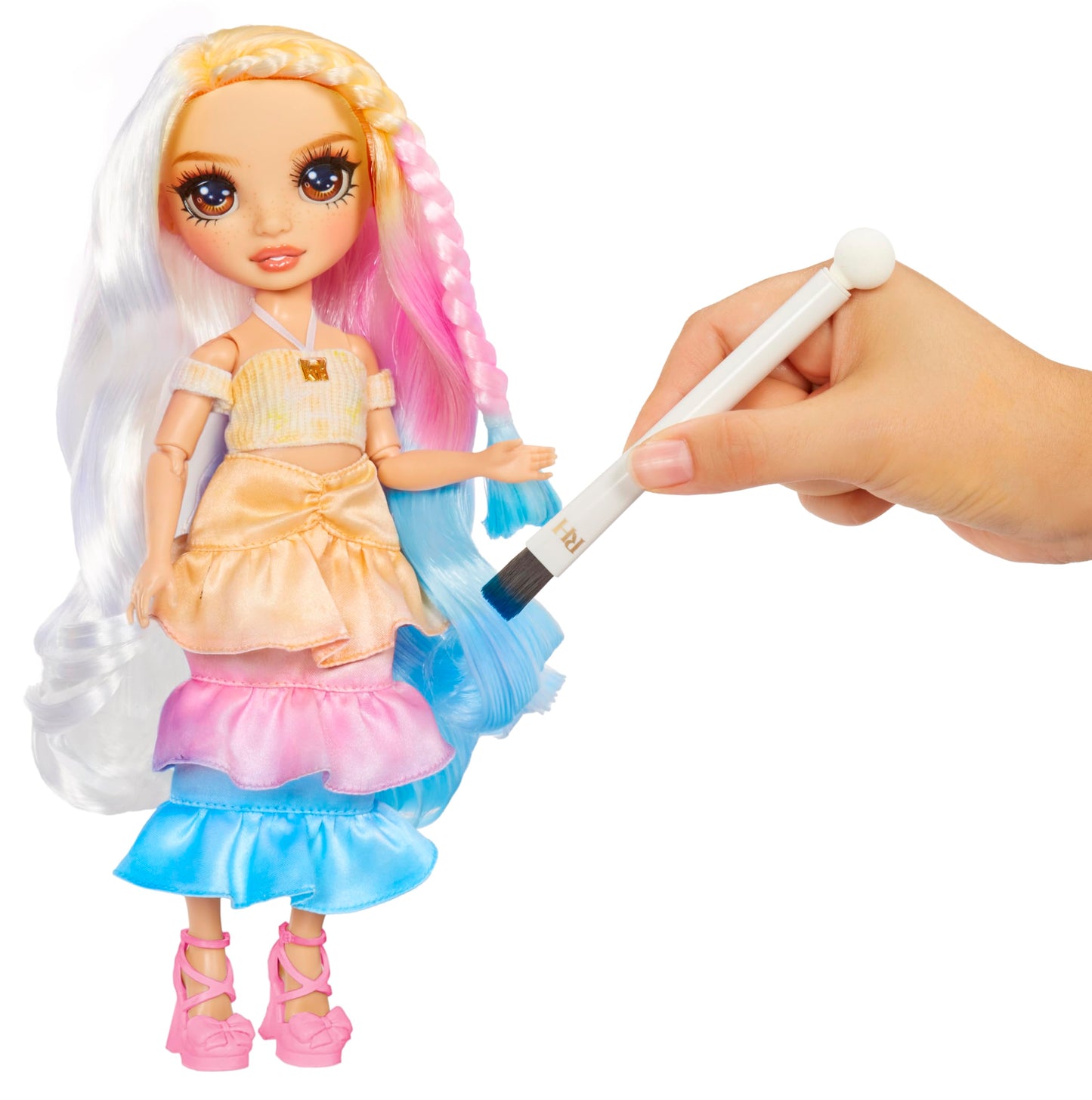 Muñeca Rainbow High Watercolor Ojos Cafés Personalizable y Diseñable para Mujer