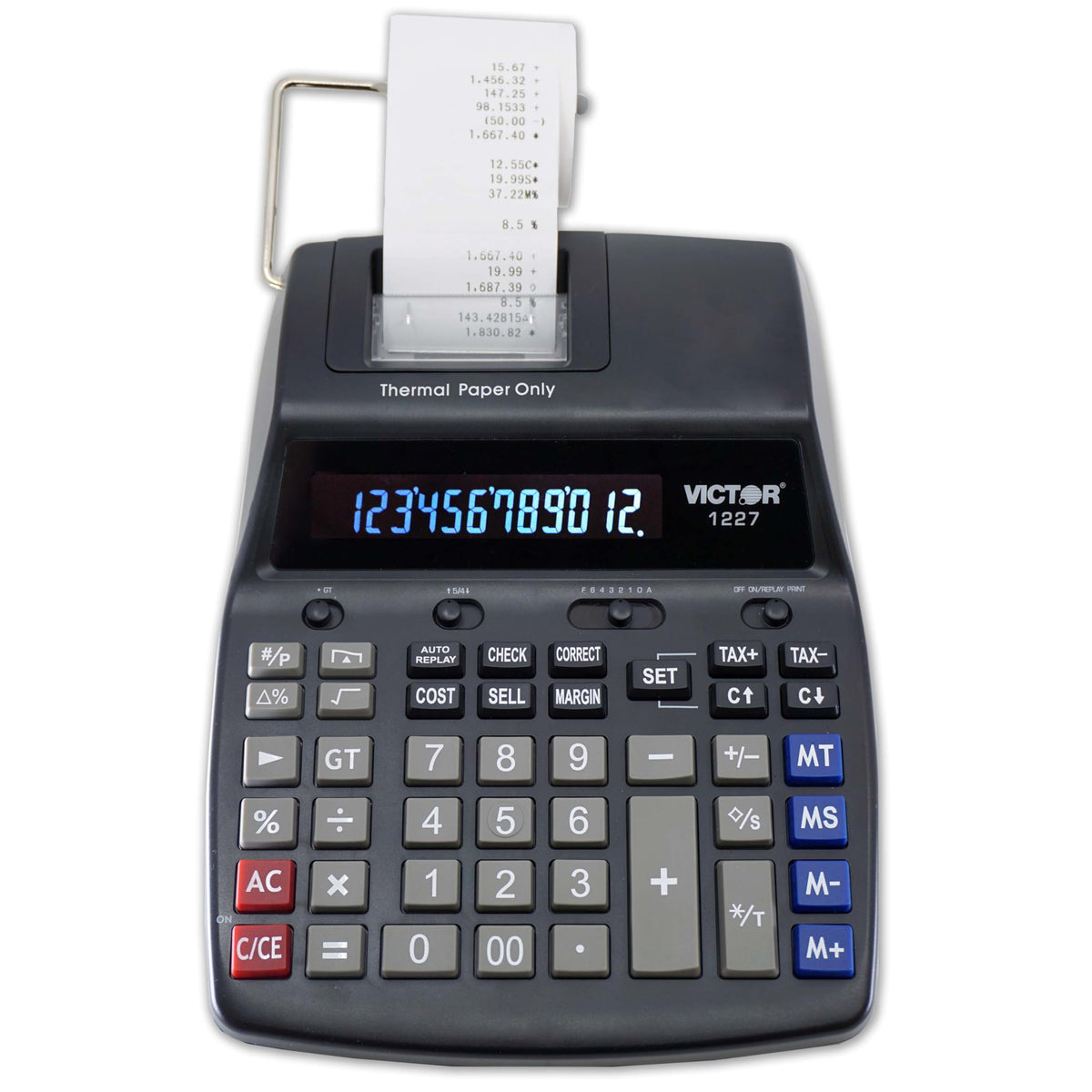 Victor Calculadora financiera de impresión térmica (1277)