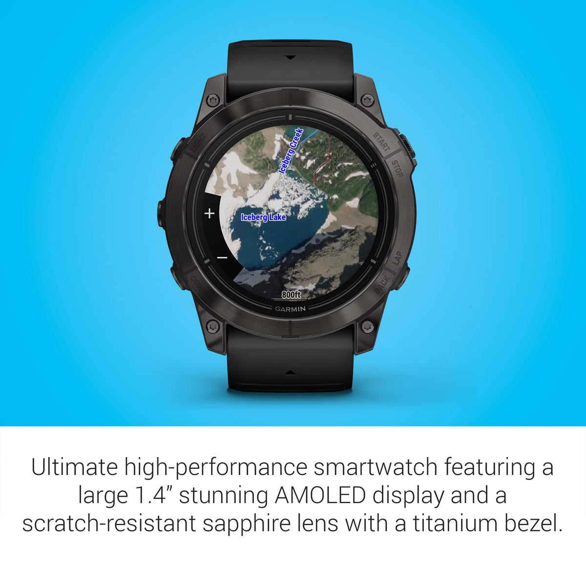 Reloj Inteligente Garmin Epix Pro Zafiro Gris Carbón Negro 51 mm