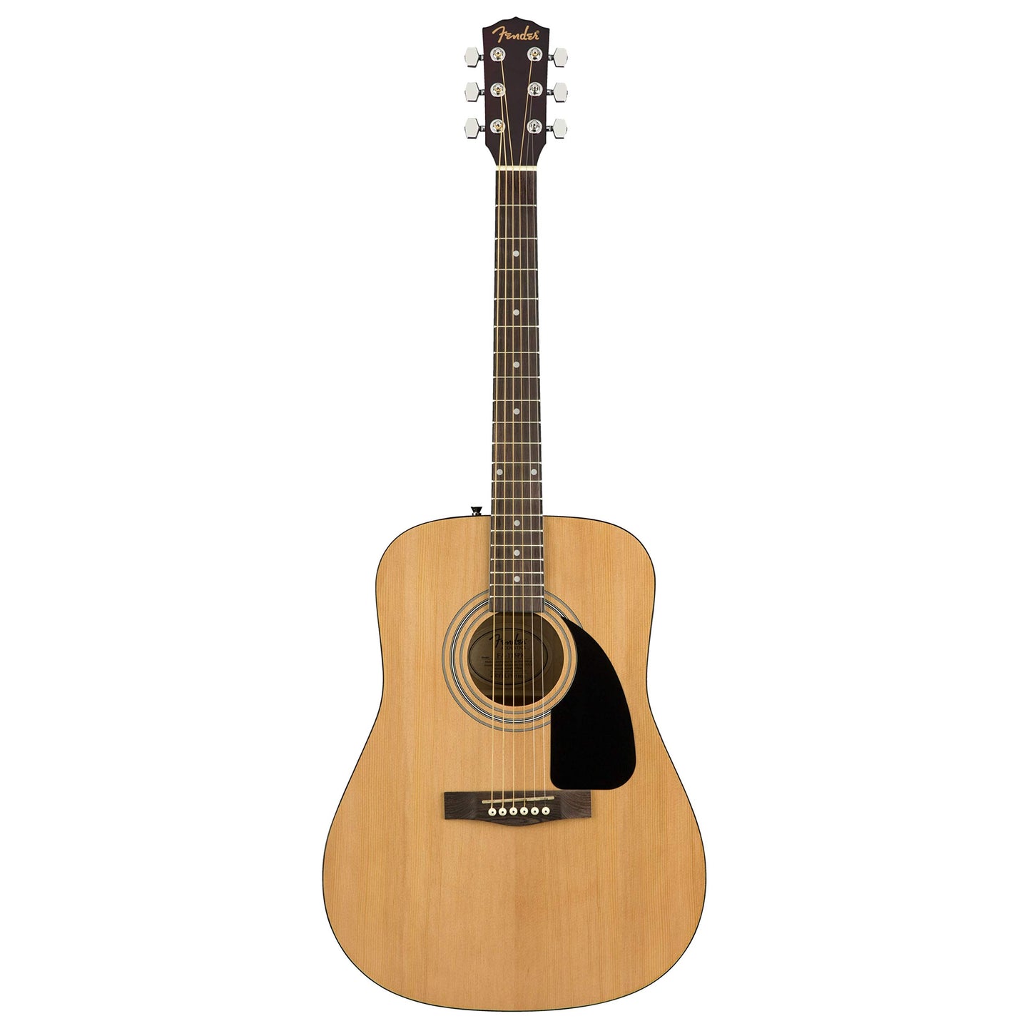 Fender FA-115 Dreadnought - Paquete de guitarra acústica, con 2 años de garantía, natural, con bolsa de concierto y accesorios