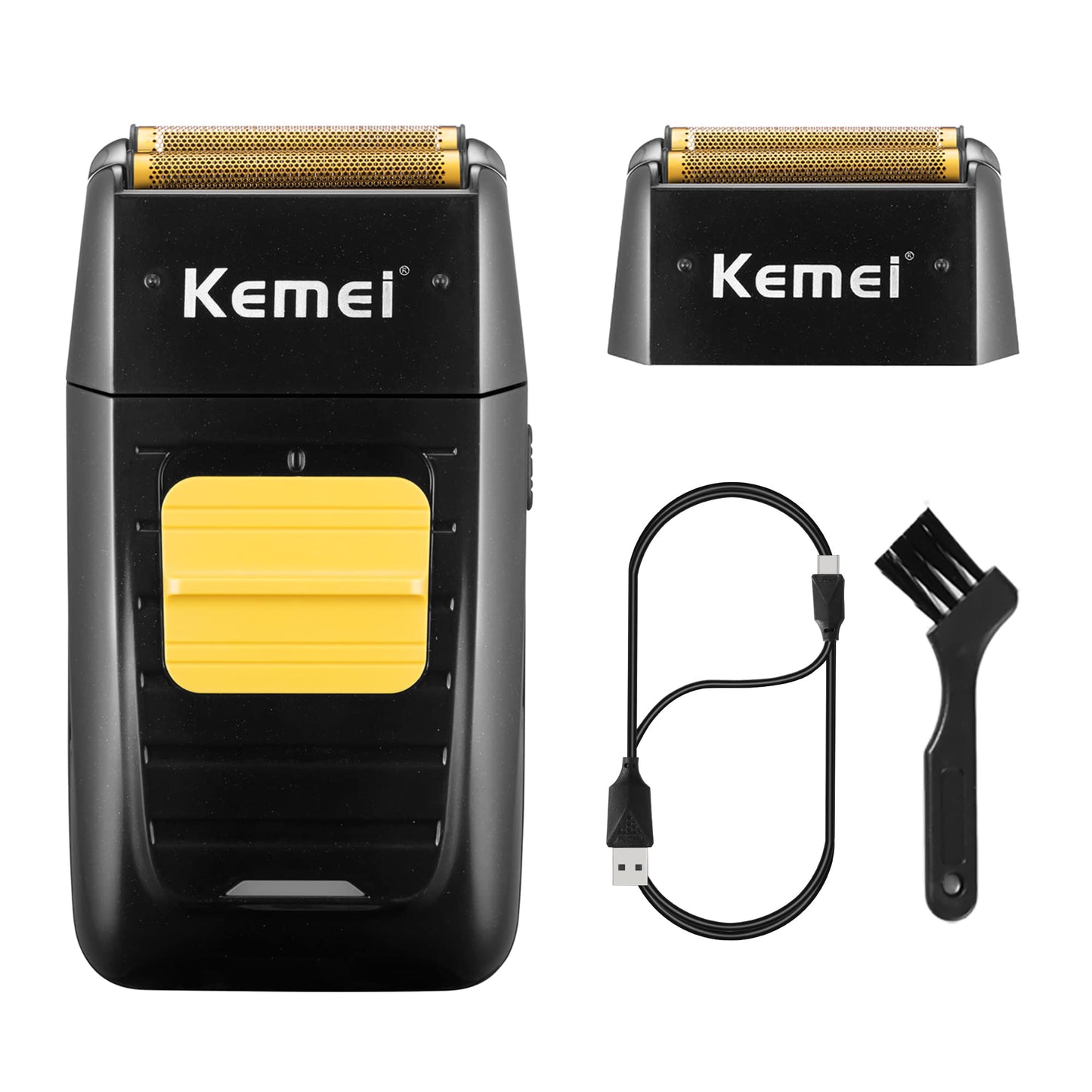Maquinilla de Afeitar Eléctrica KEMEI Recargable para Hombre