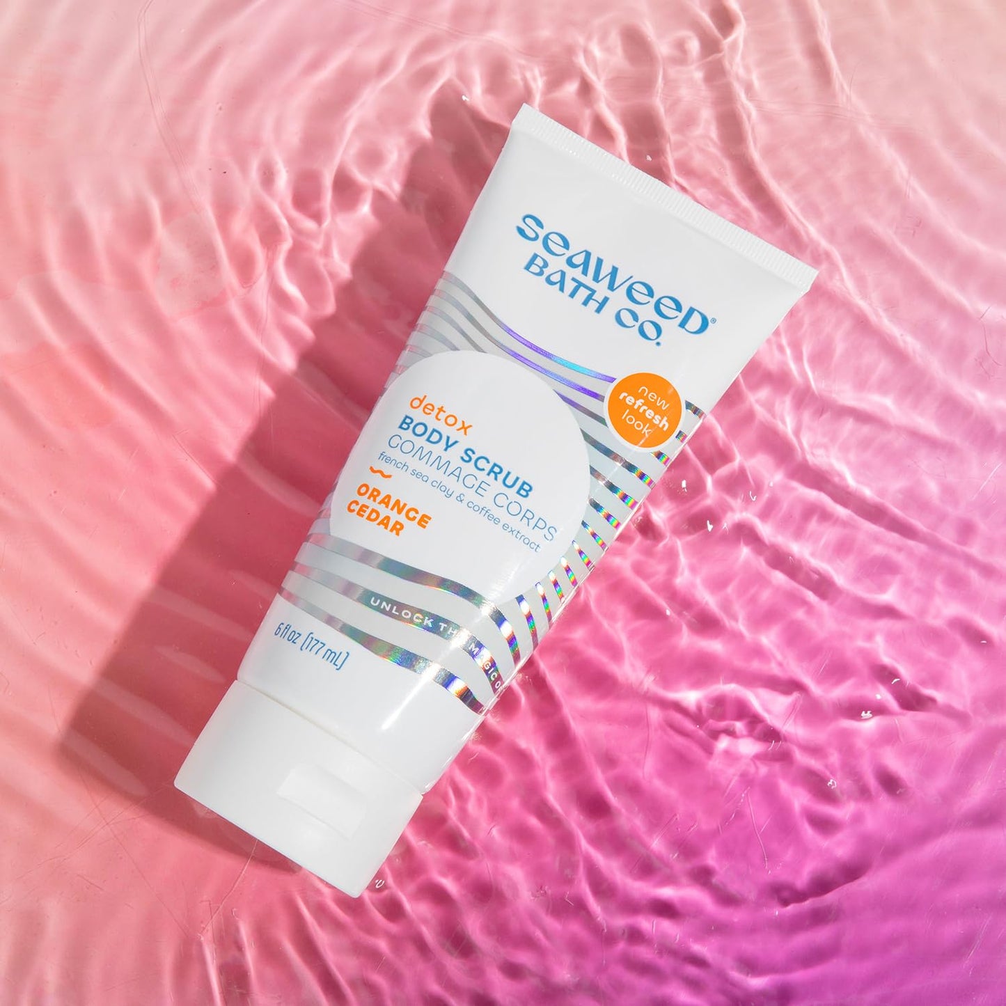 Exfoliante Corporal Detox The Seaweed Bath Co. Naranja Eucalipto y Cedro Scent Refresh