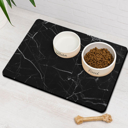 Alfombrillas para Mascotas Bohemias de Secado Rápido y Absorción para Comida y Agua
