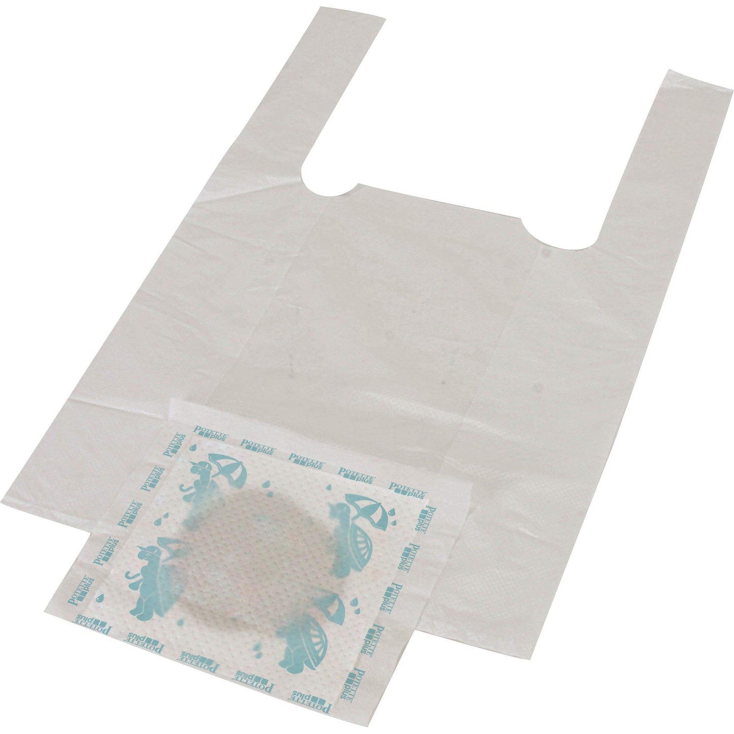 Kalencom Potette Plus - Funda para asiento de inodoro, Blanco, 30 unidades