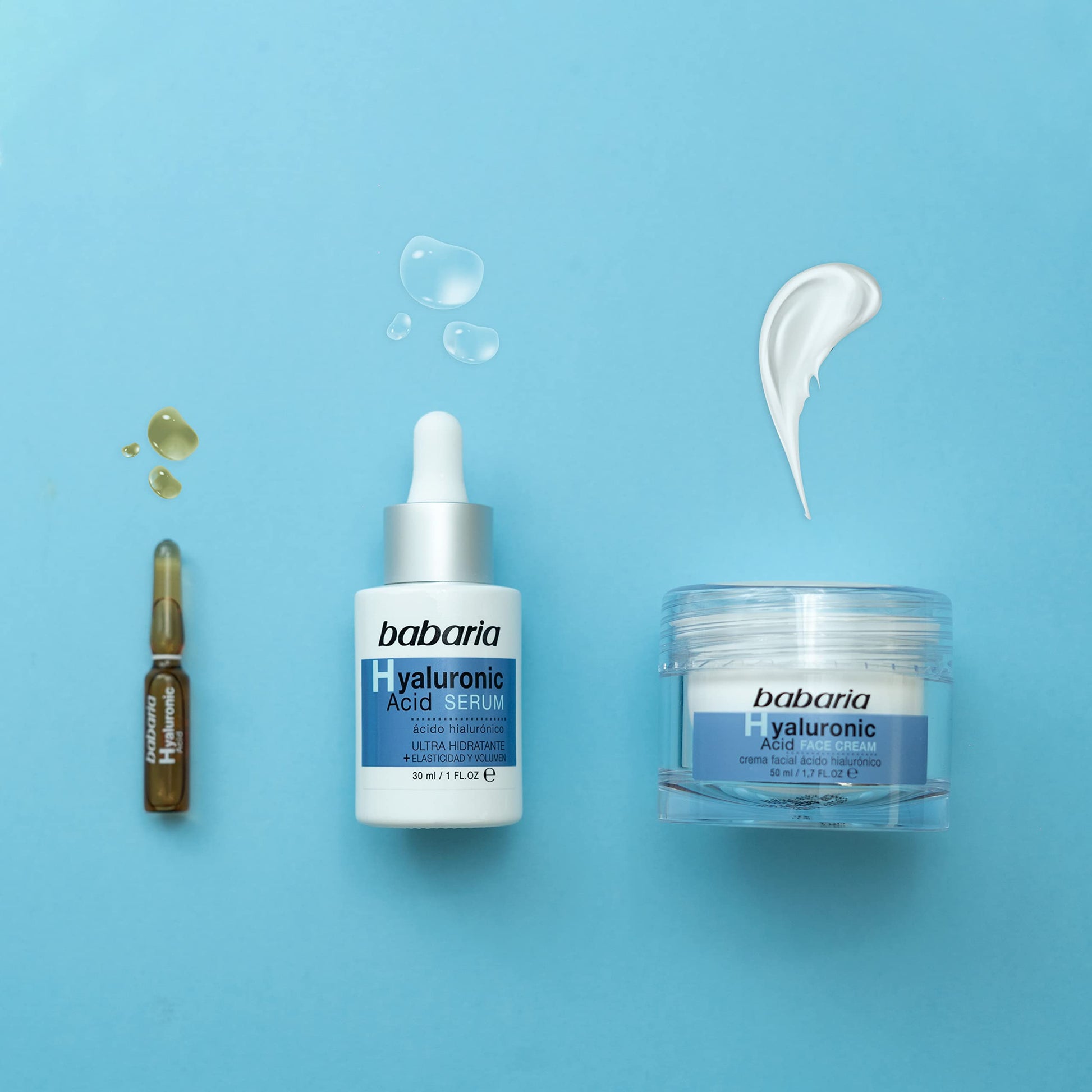 Babaria Fabrica de Jabon la Corona Anti-manchas Crema Intensiva, Serum Inteligente, Fluido Hidratante y Contorno de Ojos Babaria
