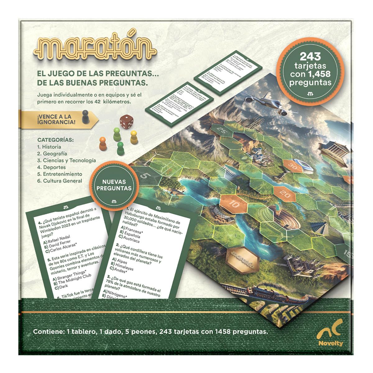 Juego de Mesa Novelty Corp Maratón para la Familia