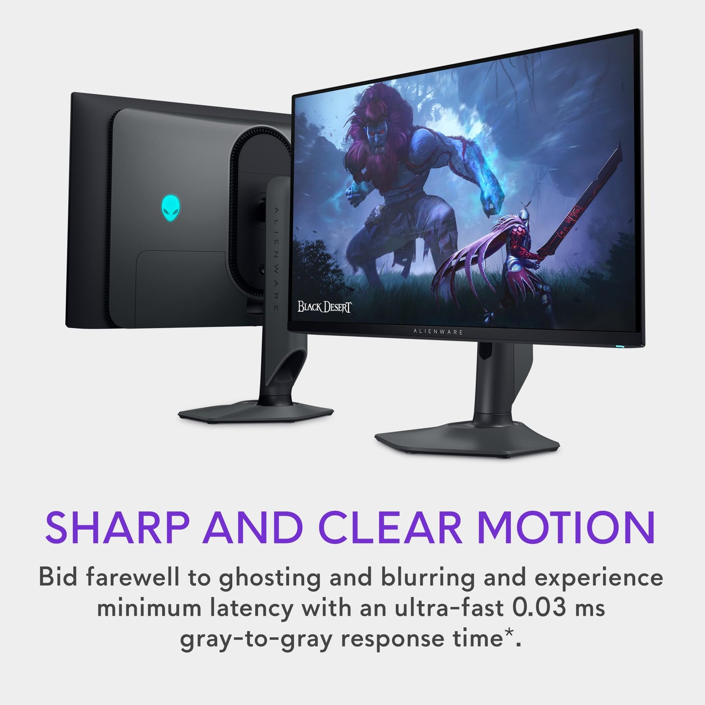 Monitor Alienware AW2725DF OLED Negro 26.7 Pulgadas WQHD 360Hz AMD FreeSync Premium Pro para Juegos