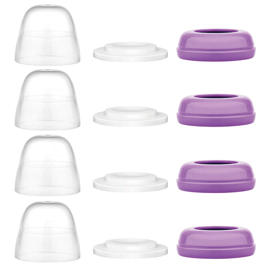 Tapa tipo Domo Maymom Transparente Compatibles con Biberones Lansinoh Momma