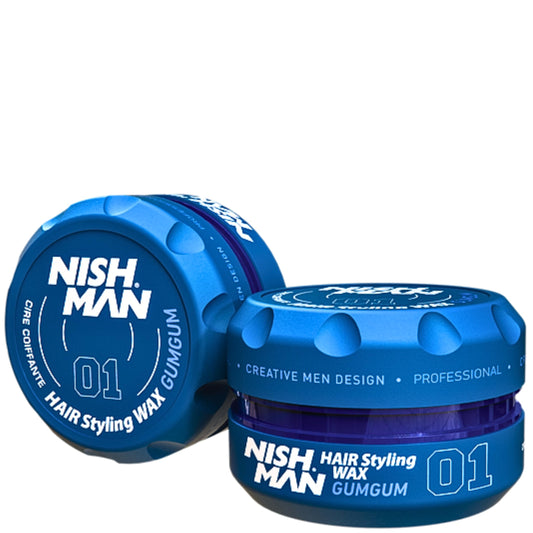 Nishman Serie Hair Styling (01 goma de mascar AQUA WAX, 150 ml)