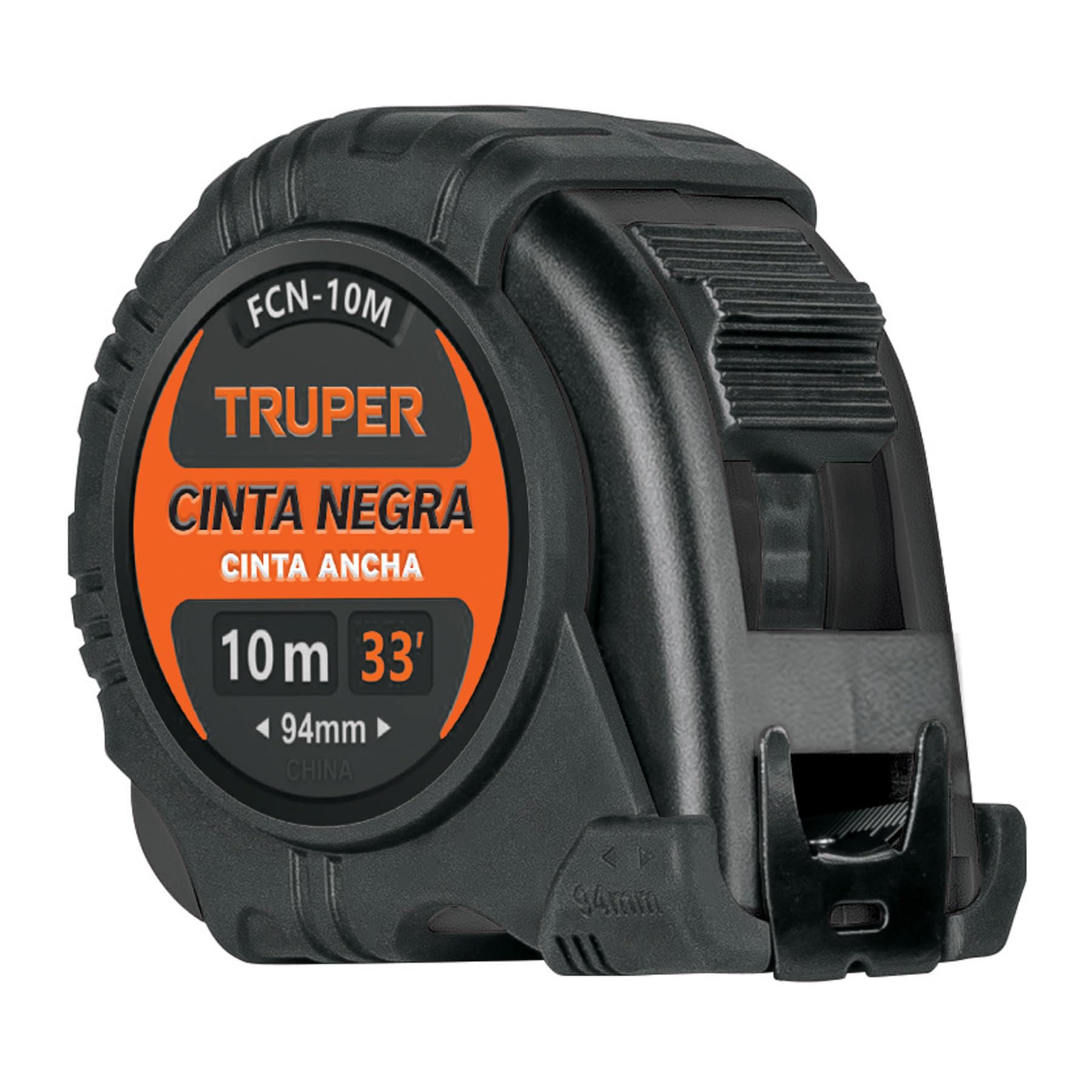 Flexómetro Truper Negra 10 m contra Impactos