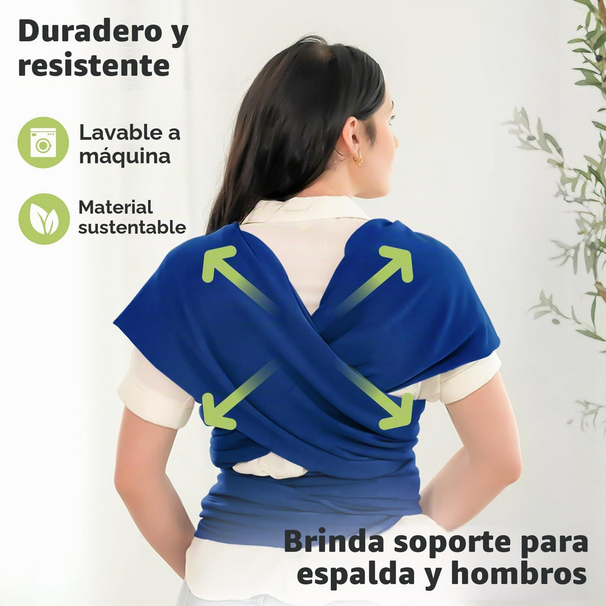 Portabebés por KeaBabies - Todo en 1 Elástica Honda del Bebé - Ergo Portadora Honda - Envolturas para Portabebés (Cobalt Blue)