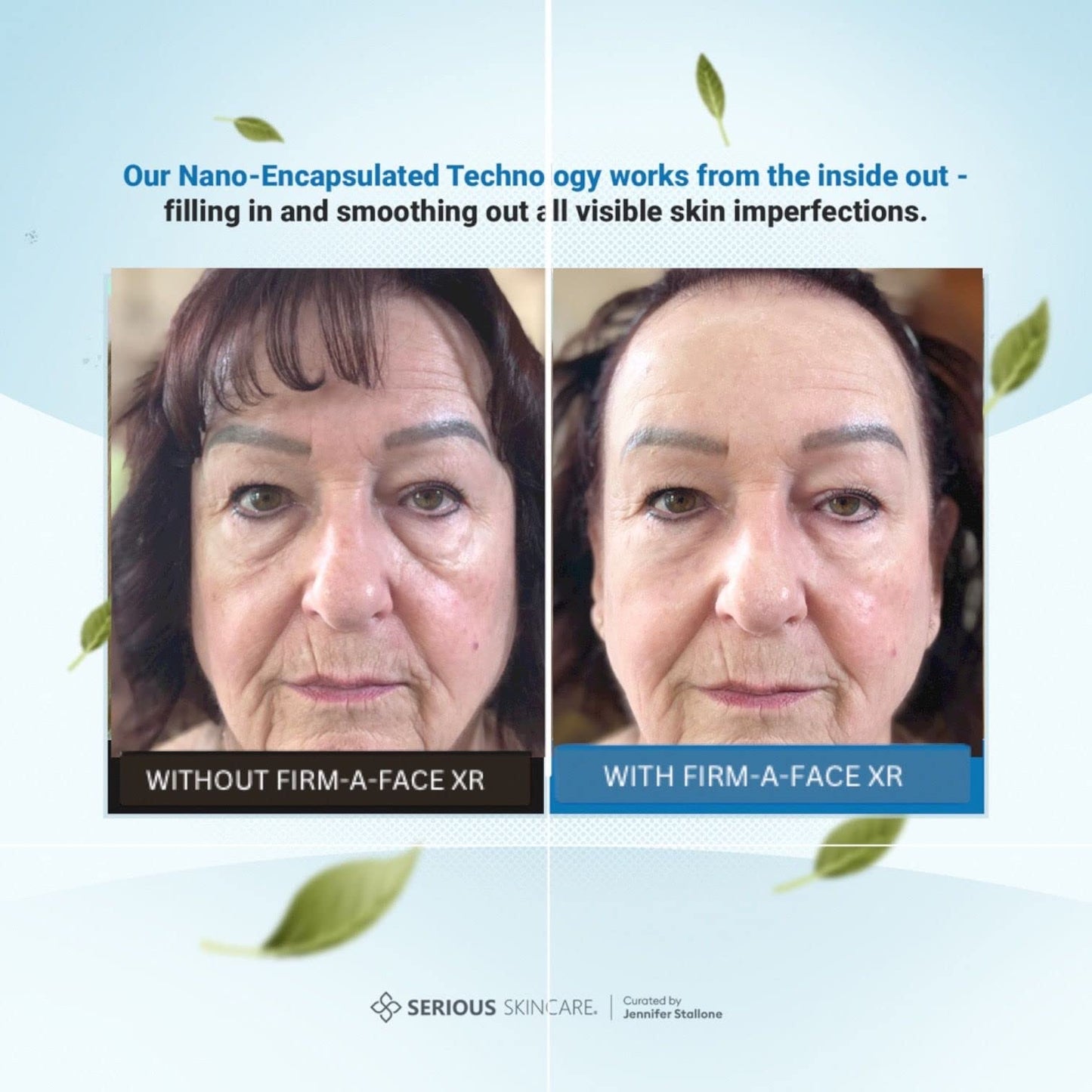Firm A Face XR - Tensor temporal para toda la piel, cuidado serio de la piel, suaviza al instante la apariencia de arrugas profundas, líneas finas y poros ampliados, paquete de 2 unidades, (2) tubos de 3.2 onzas, liberación del tiempo