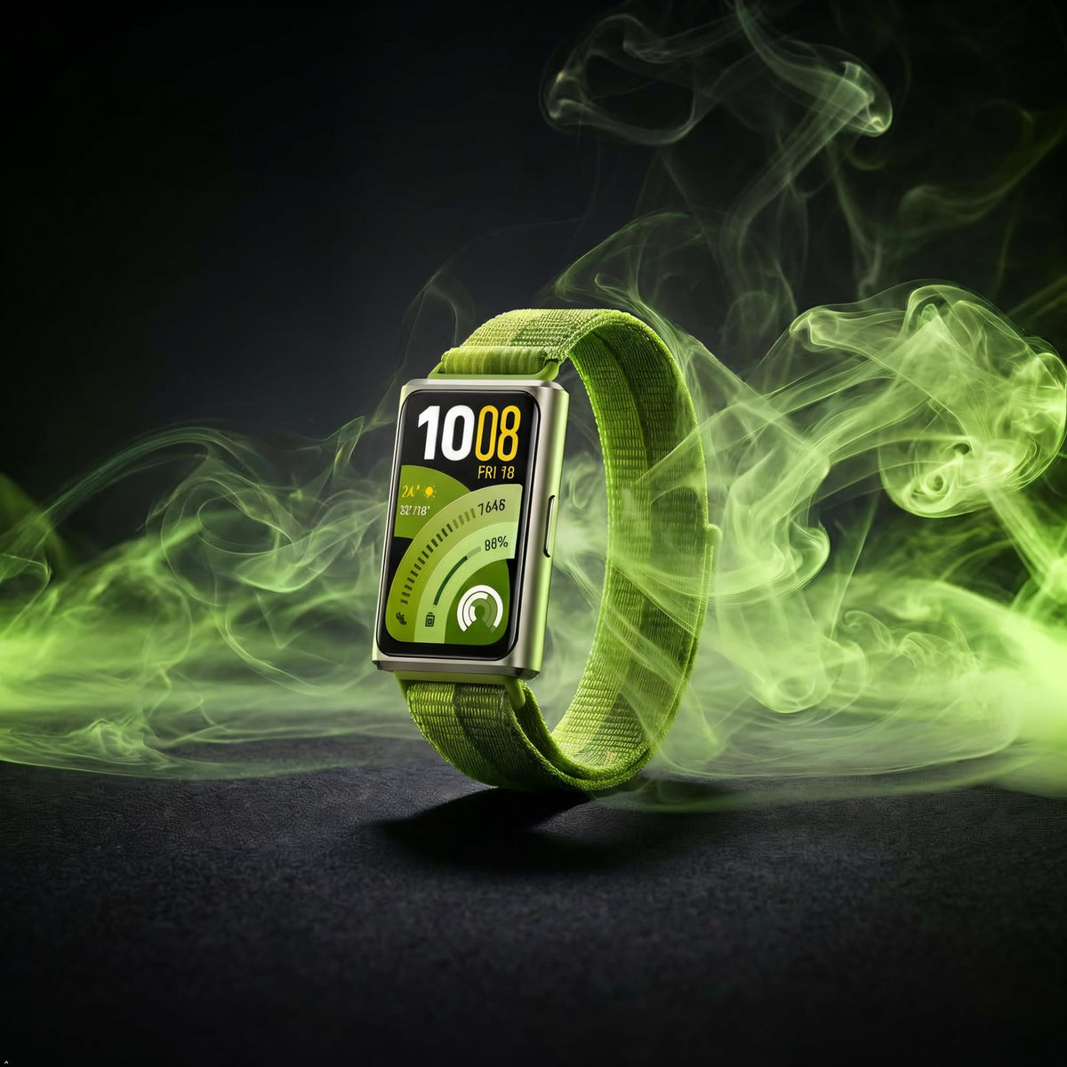 Smartwatch HUAWEI Band 11 Pro Verde con GPS y Caja de Aleación de Aluminio