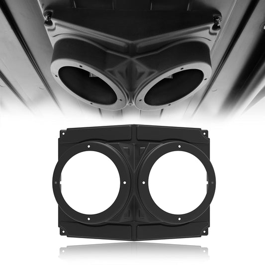 KATIMOTO - Carcasa para altavoz UTV Polaris RZR, impermeable, universal de 6.5 pulgadas, sistema de altavoces de techo duro para Polaris RZR UTV Cart Accessories (1 unidad)