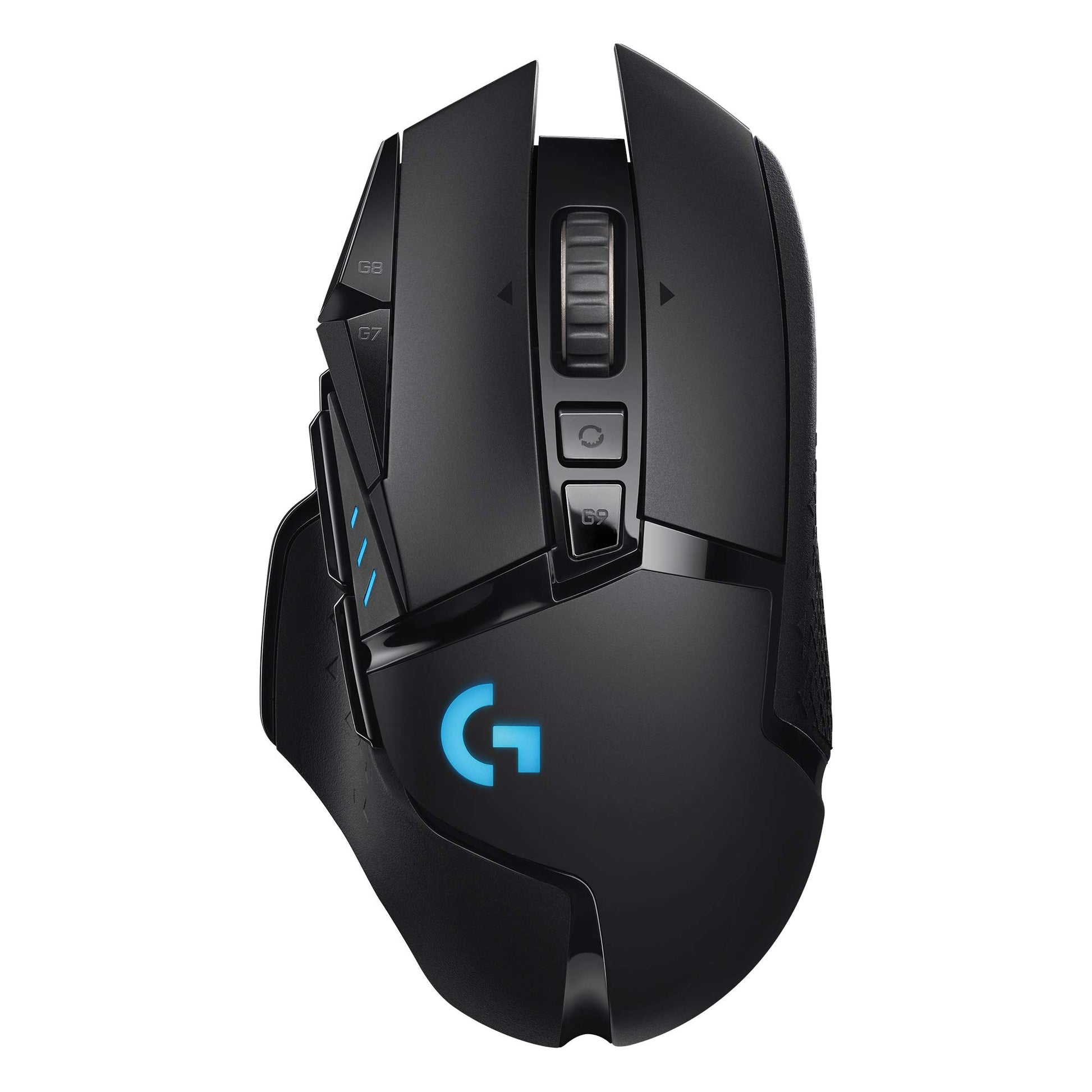Logitech G502 LIGHTSPEED Mouse Gaming Inalámbrico, HERO 25K, 25,600 DPI, RGB, Peso Reducido, 11 Botones Programables, Batería Larga Duración, POWERPLAY-compatibile, PC, Negro - Windows