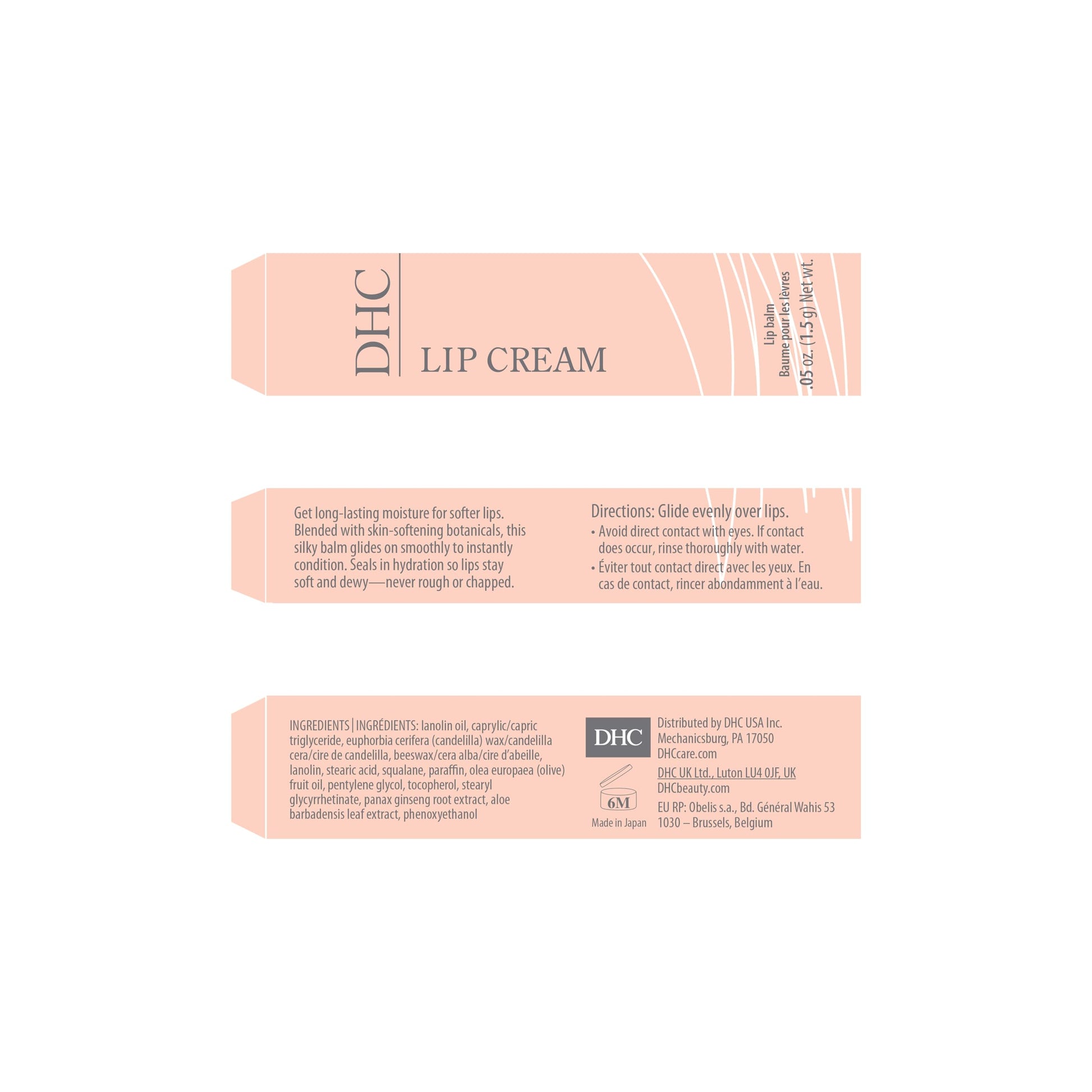 DHC Crema de labios, paquete de 2