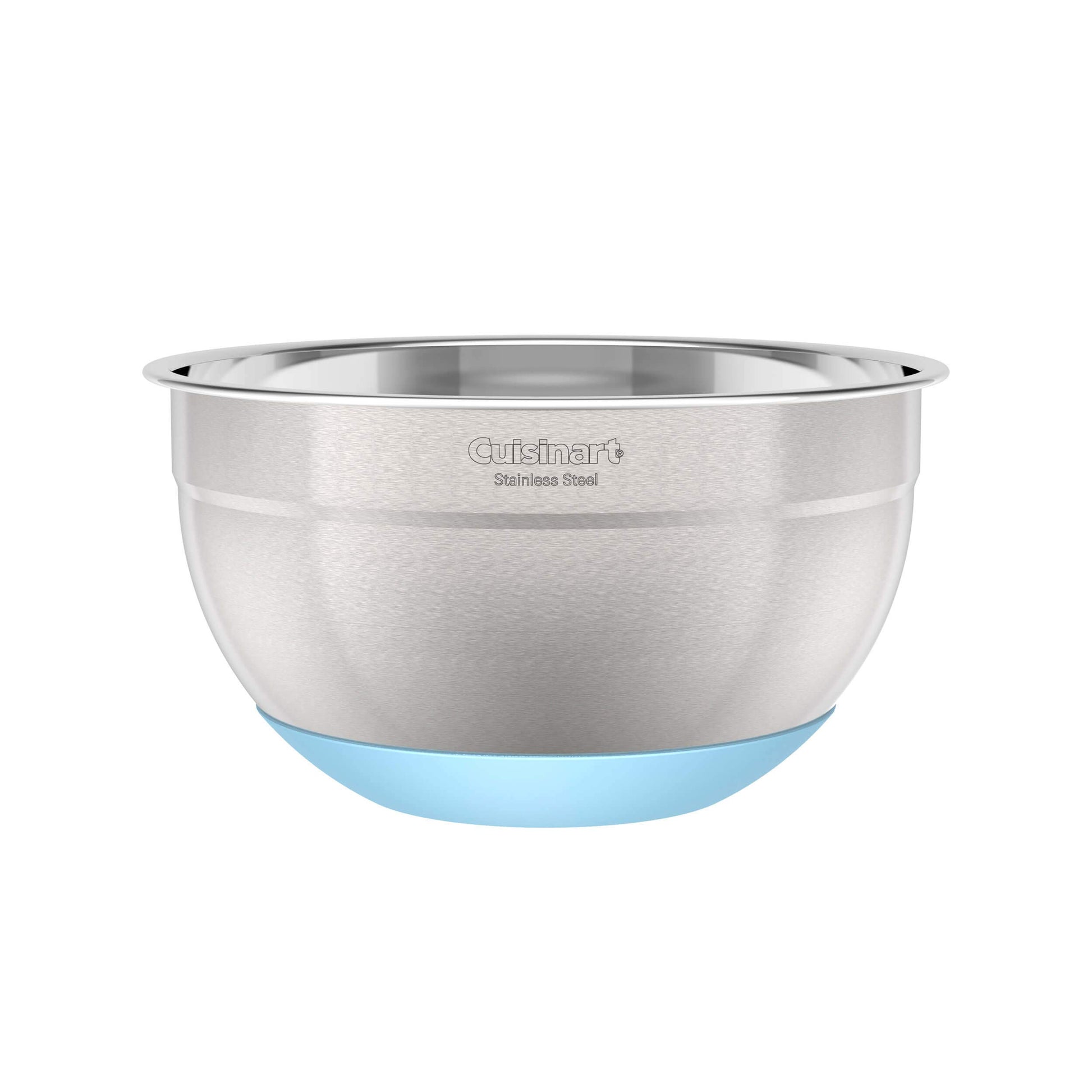 Cuisinart - Cuencos para mezclar de acero inoxidable de 3 piezas con base antideslizante, 1.5qt, 3qt y 5qt