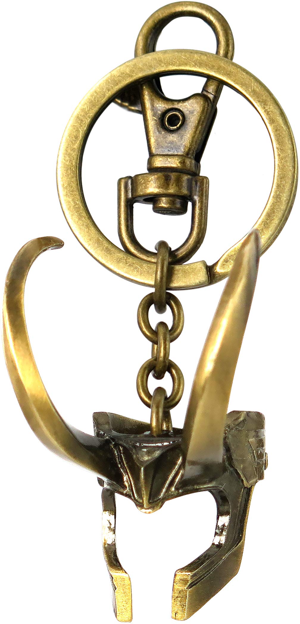 Marvel Loki 3D Helmet Pewter Key Ring