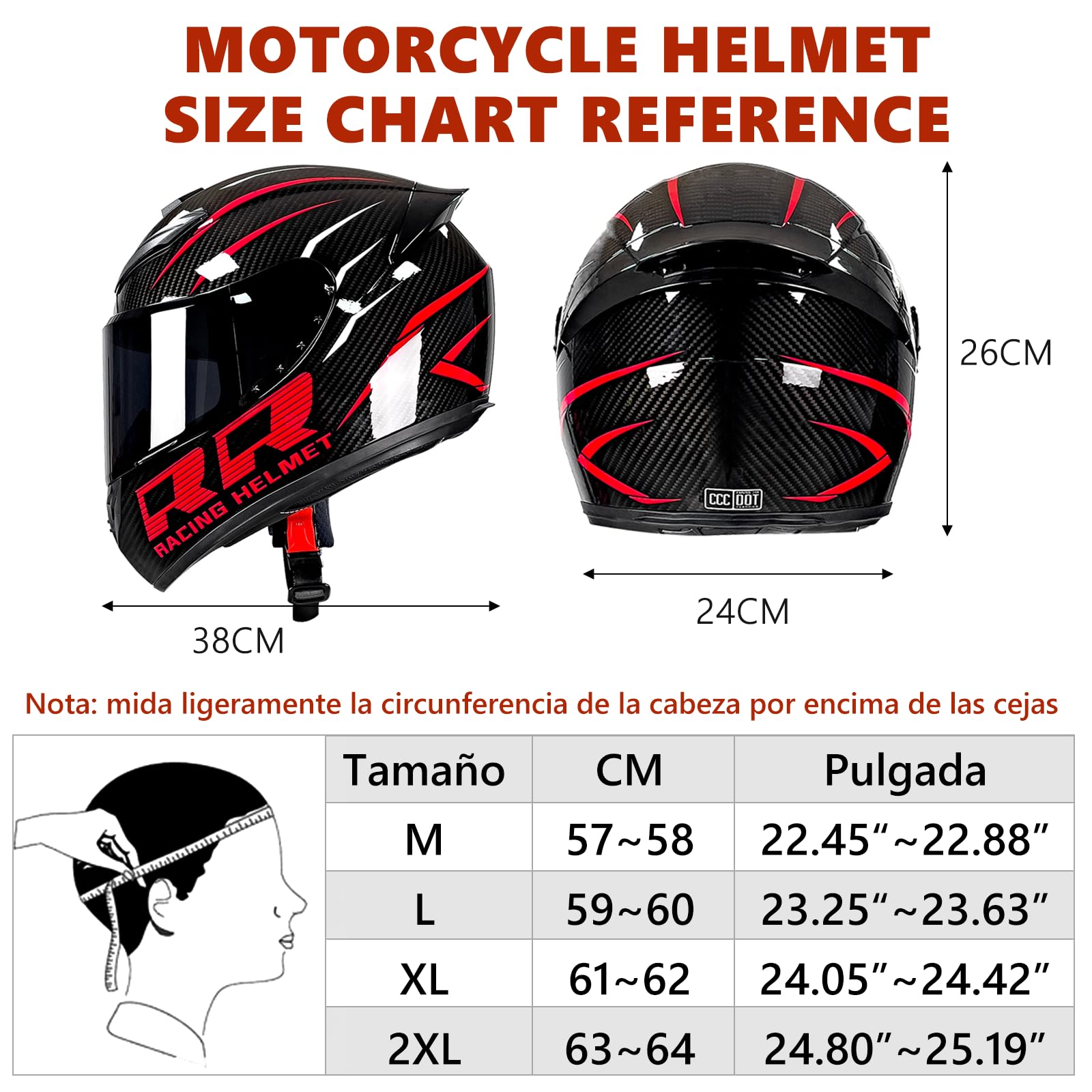 Casco Motocicleta,Cascos para Motos Certificados Dot,Cascos de Moto con Visor ANTIVAHO,Cascos Motocross Mujer Hombre Motos Accesorios (M)