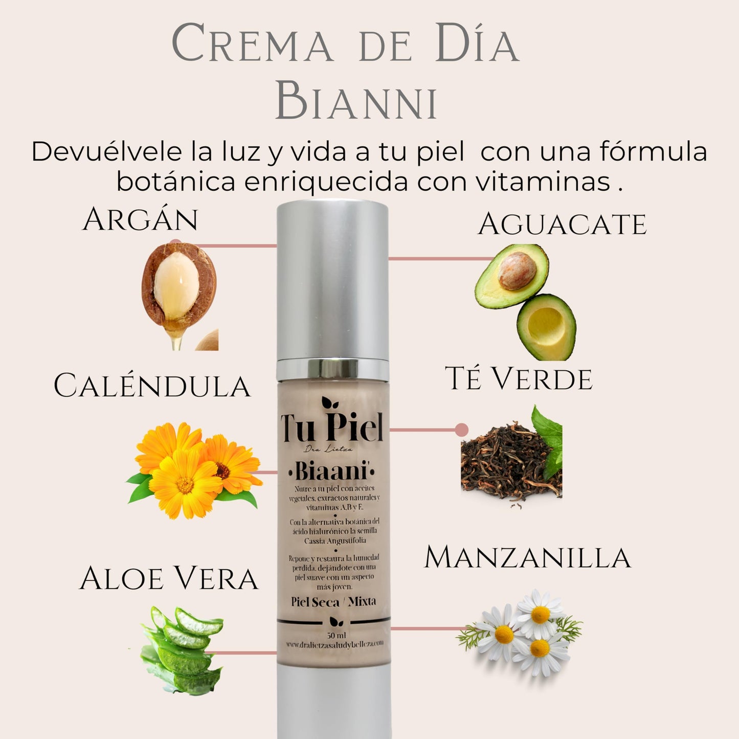 Kit para manchas faciales con crema despigmentante con 2% de hidroquinona, suero de vitamina C, suero de niacinamida, suero de ácido hialurónico, crema de día y limpiador facial | Tu Piel Dra Lietza |