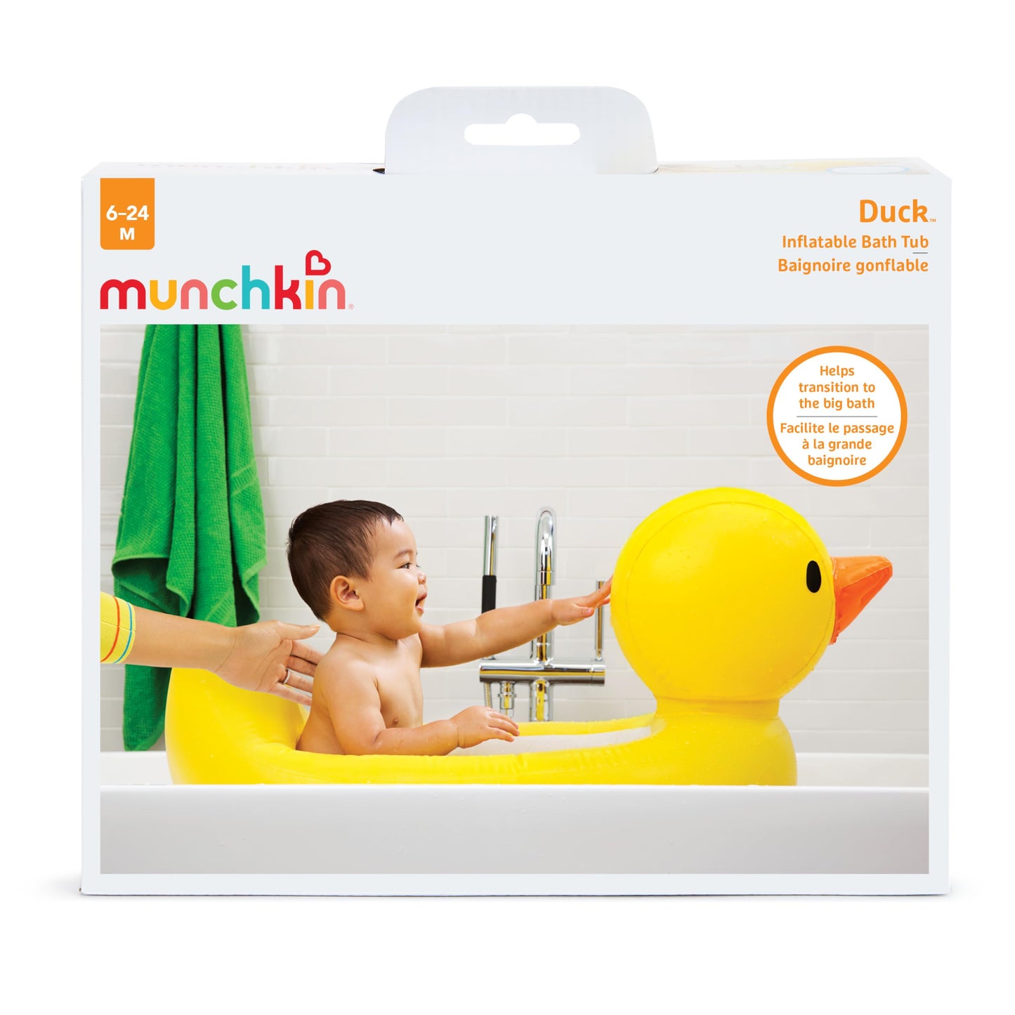 Munchkin - Bañera inflable para patos White Hot