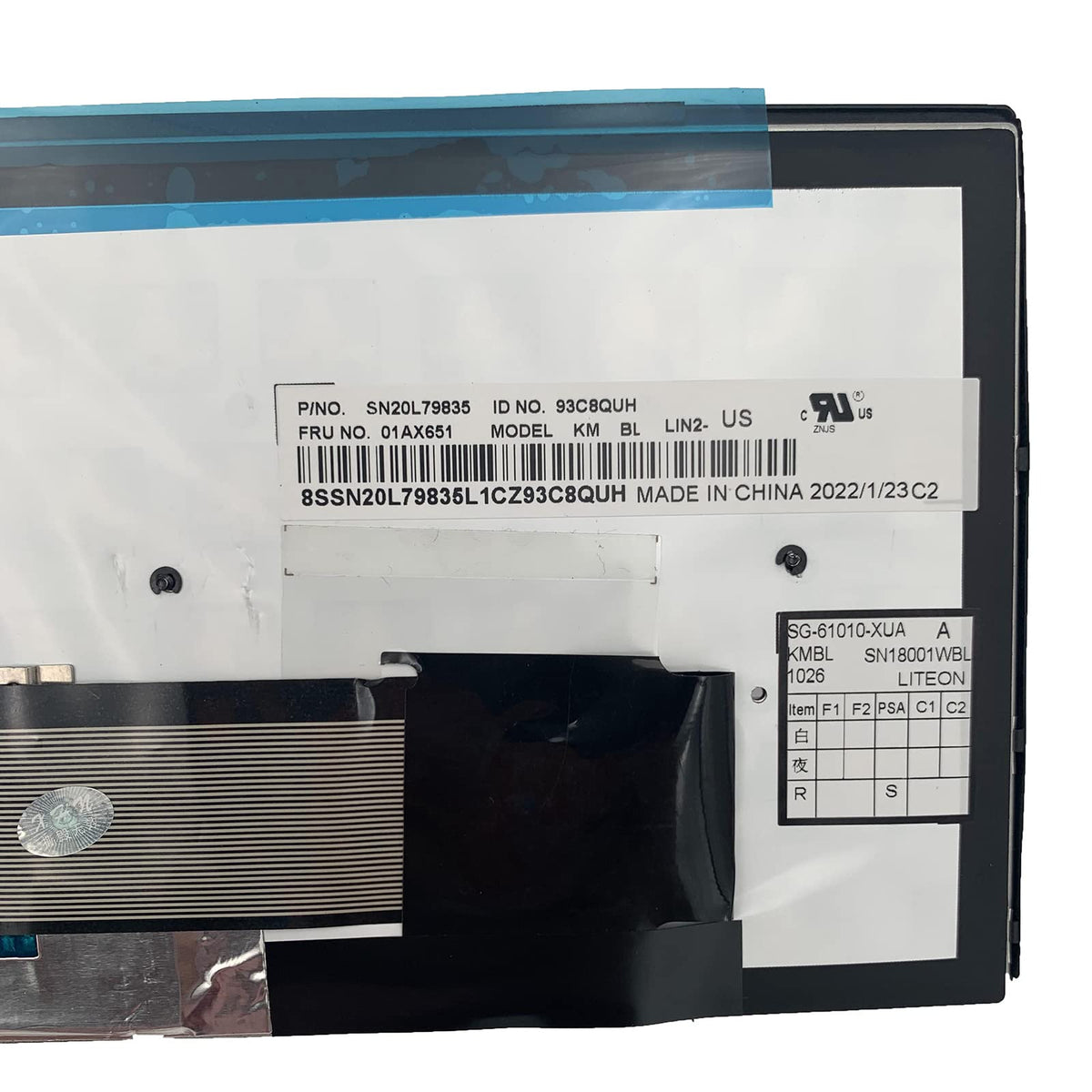 Teclado Repuesto Tiugochr Retroiluminado Lenovo IBM ThinkPad E531 E540 W540 W541 W550 W550S E545 T540 T540P T550 L540 L560 L570