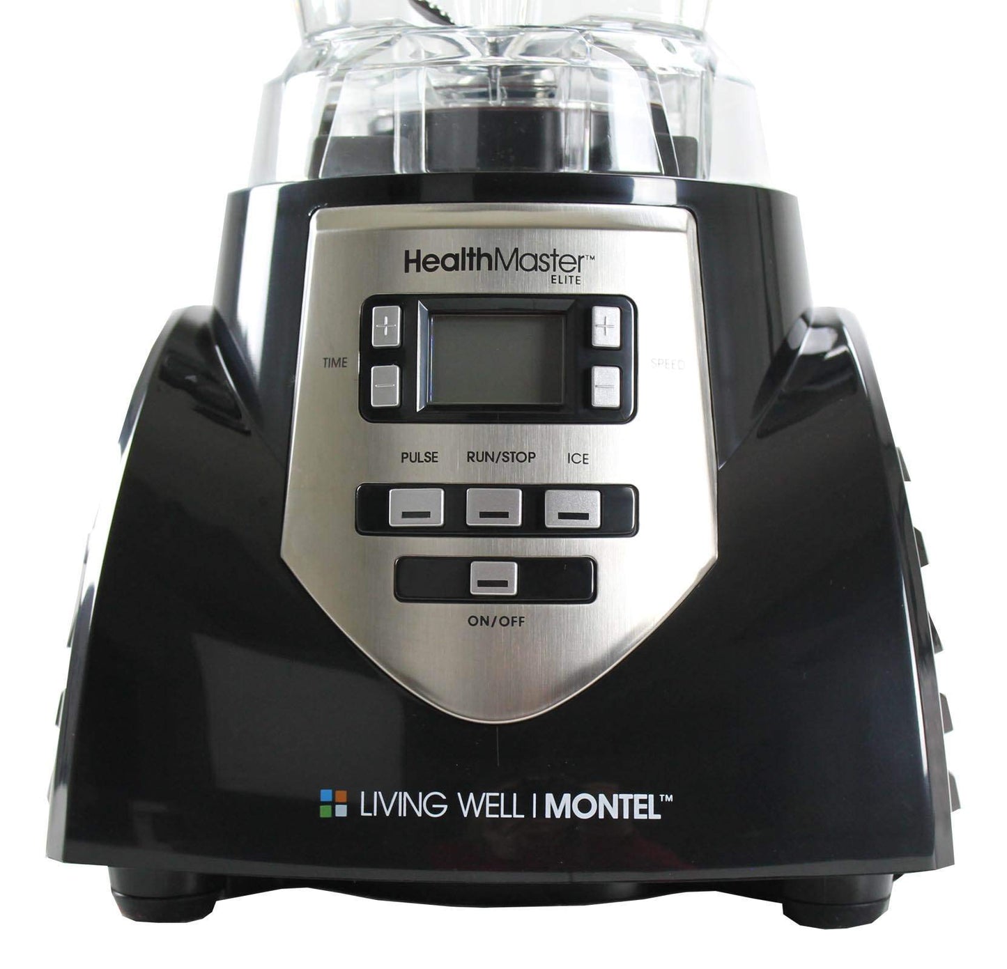 Healthmaster Elite Emulsionante de alimentos, frutas y verduras Blender by Montel williams-black & acero inoxidable