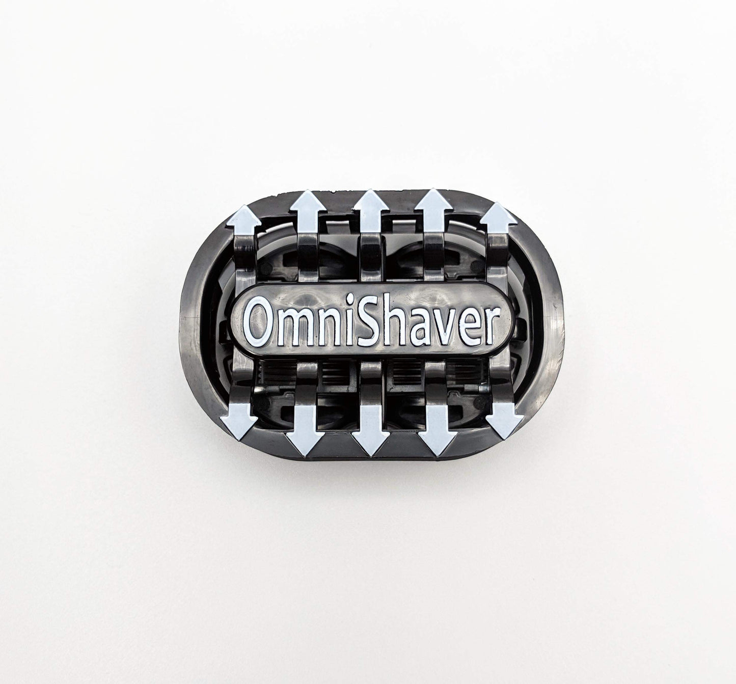 Classic OmniShaver - La forma más rápida de afeitarse la cabeza, las piernas, los brazos, el cuerpo | afeitadora autolimpieza y los golpes durante el uso, cuchillas duraderas, Negro