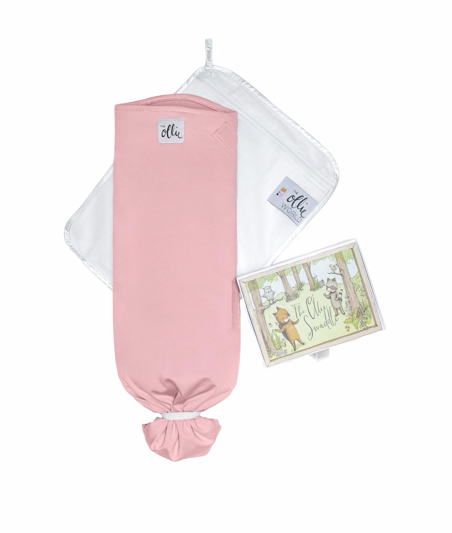 The Ollie Swaddle - Envolvente ajustable para recién nacidos | Aprobado por pediatra para un sueño seguro | Fácil cierre | Armos fuera | Ligero, lavable a máquina | Fácil acceso al pañal