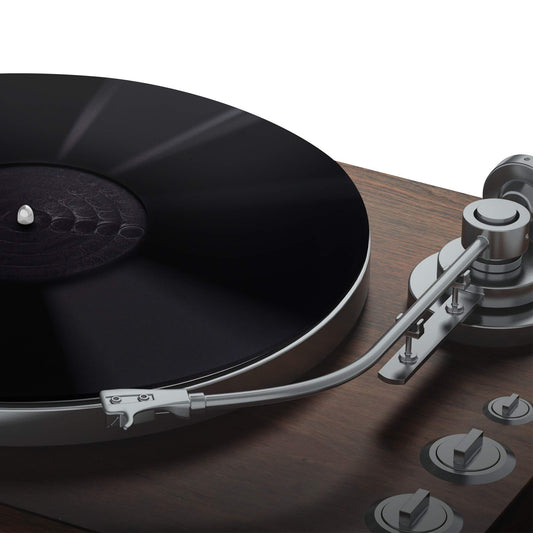Tapete de Acrílico PRO SPIN Negro Antiestático para Tocadiscos de Vinilo Vintage