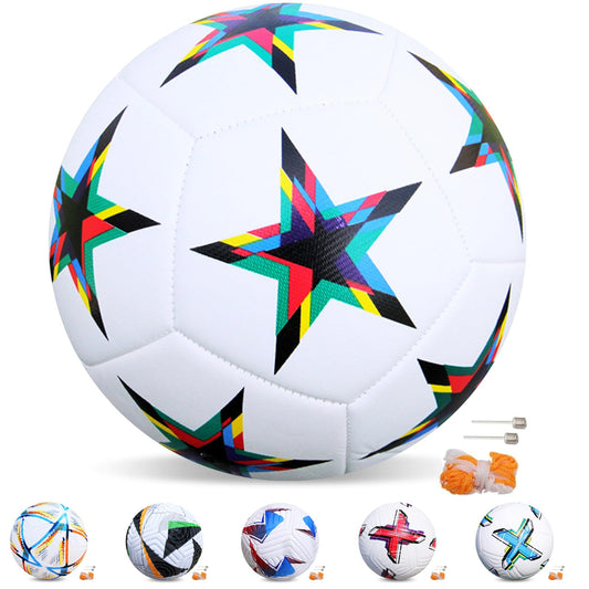 Balón de Fútbol ZYJXLY Estilo Copa del Mundo Número 5 para Entrenamiento y Competición