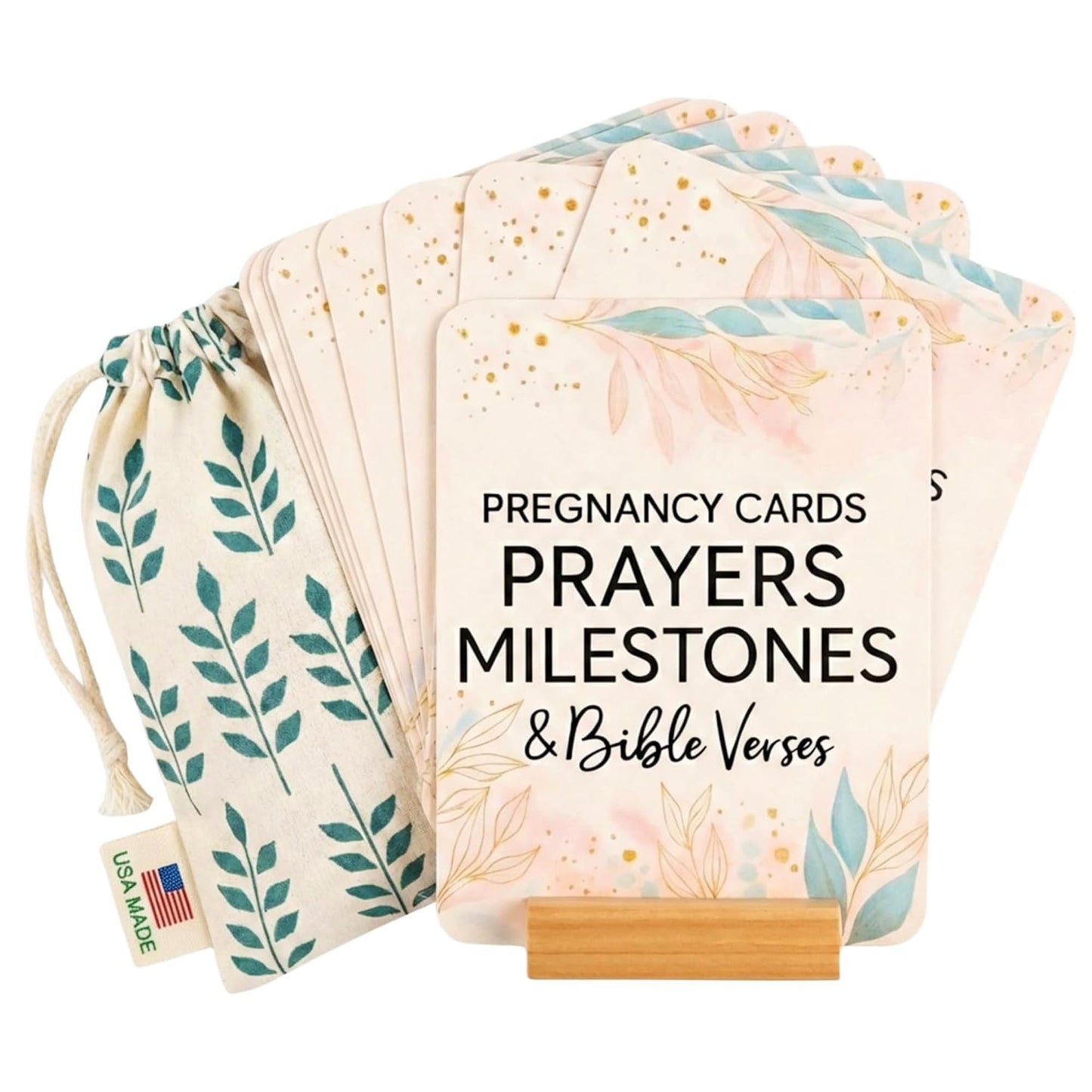 Tarjetas de oración para el embarazo: juego de regalo esencial para madres por primera vez, embarazo saludable, tarjetas de oración para mujeres embarazadas, mamá to Be, regalos únicos para padres que