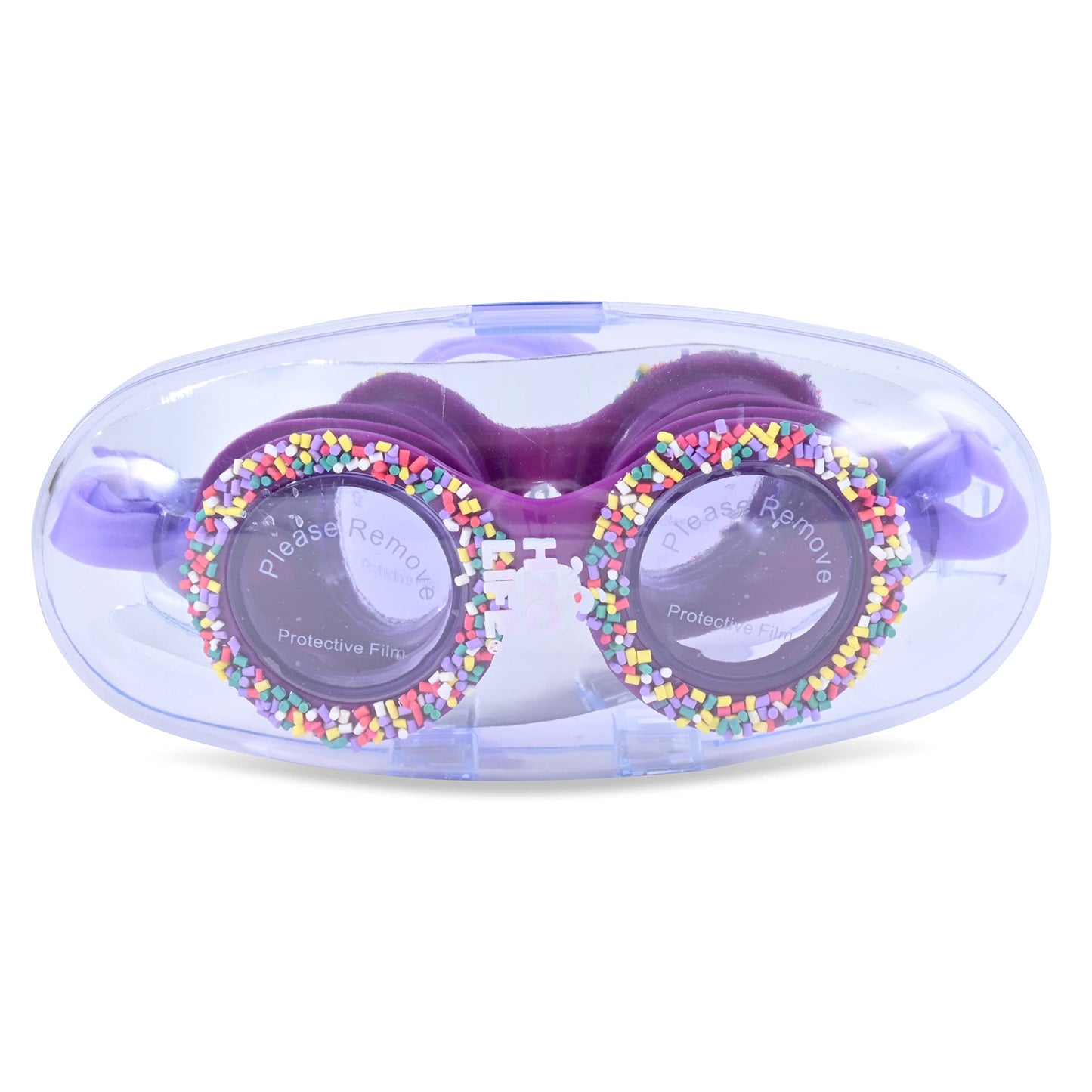 H2O Life - Anteojos de natación para niños y niñas, para protección de la vista (OS, rocío púrpura)