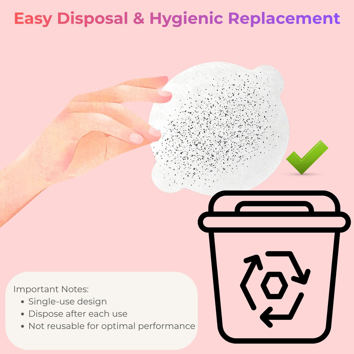 Filtros Desechables ELUCIA 210 Recambio Blanco para Recolectores de Polvo de Uñas MelodySusie HProA