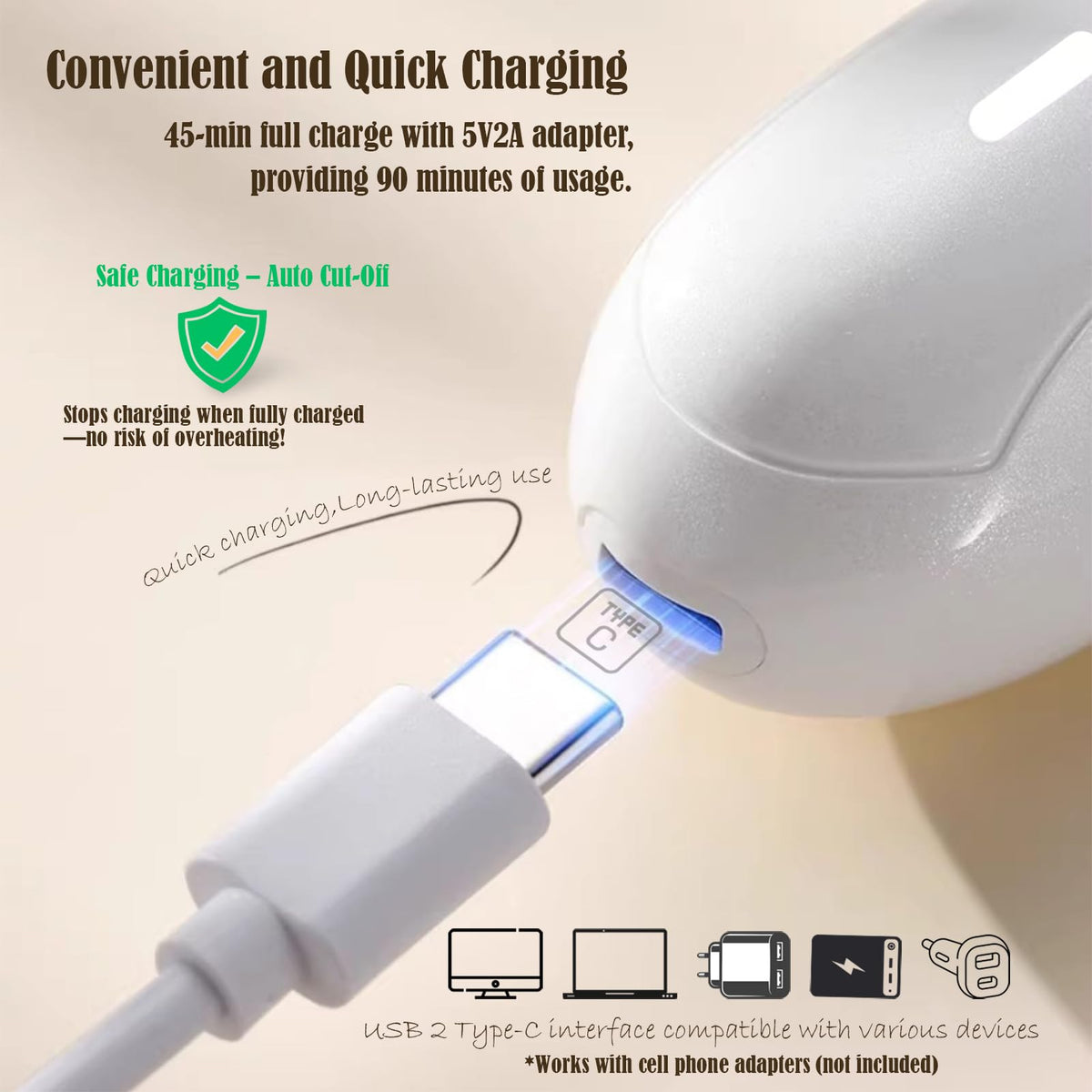BEAUTISILK- "Afeitadora eléctrica para mujeres: kit de depilación y depilación indolora 2 en 1, uso en seco y húmedo, inalámbrica, tipo
