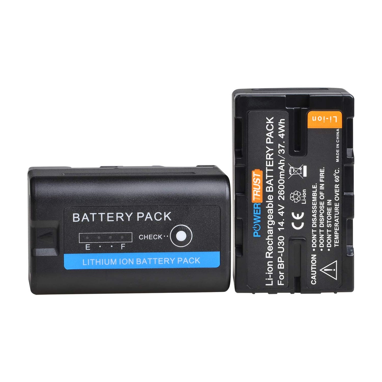 Batería PowerTrust BP-U30 Negro Compatible con Cámaras Sony PMW
