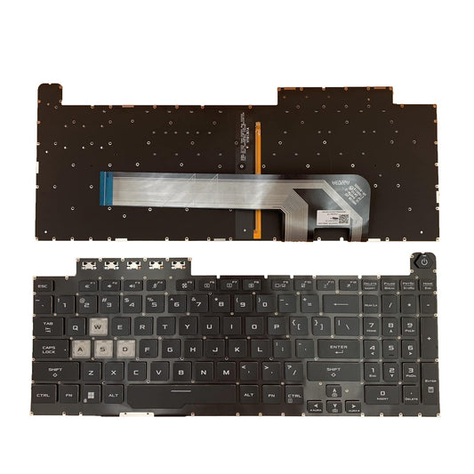 Teclado RGB para Computadora Portátil ASUS TUF Gaming 8 F15 F17 diseño de EE. UU.