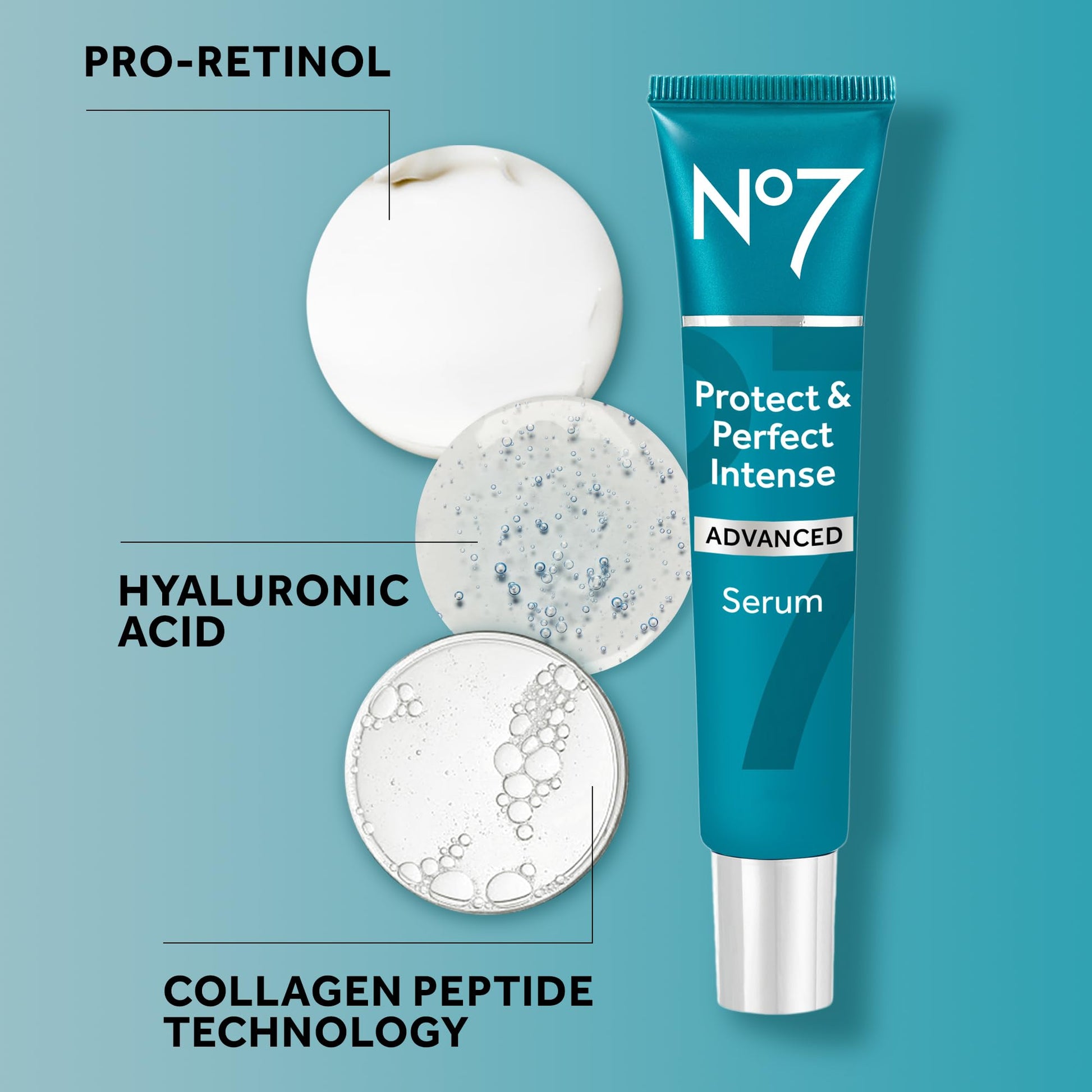 Boots No7 Protect & Perfect Intense Advanced Serum Bottle 1 fl oz 1oz 30 ml