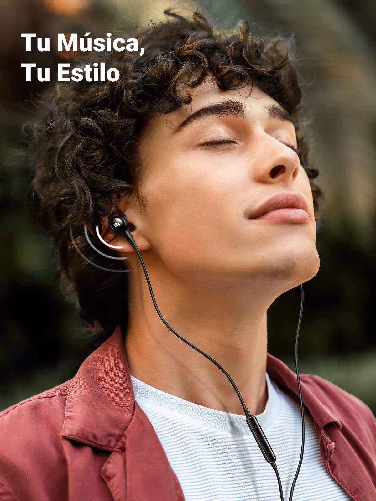 Audífonos UGREEN USB C Negro Cancelación de Ruido HiFi Stereo con Micrófono y Control de Volumen